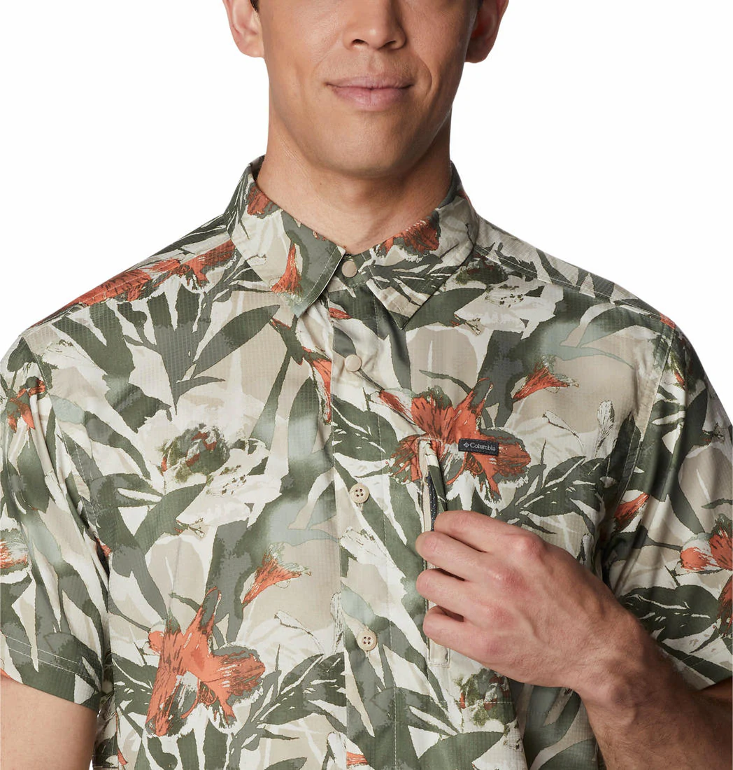 Columbia Men Brown Silver Ridge Utility Lite Novelty SS (Sun Protection) - Image 4