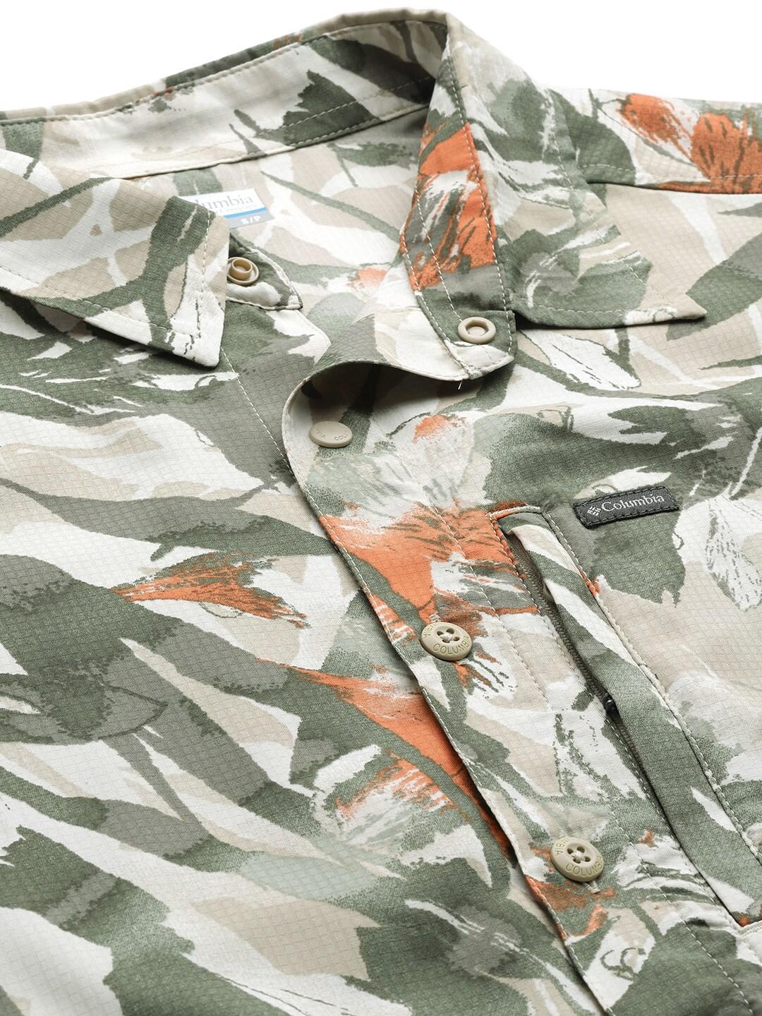 Columbia Men Brown Silver Ridge Utility Lite Novelty SS (Sun Protection) - Image 5