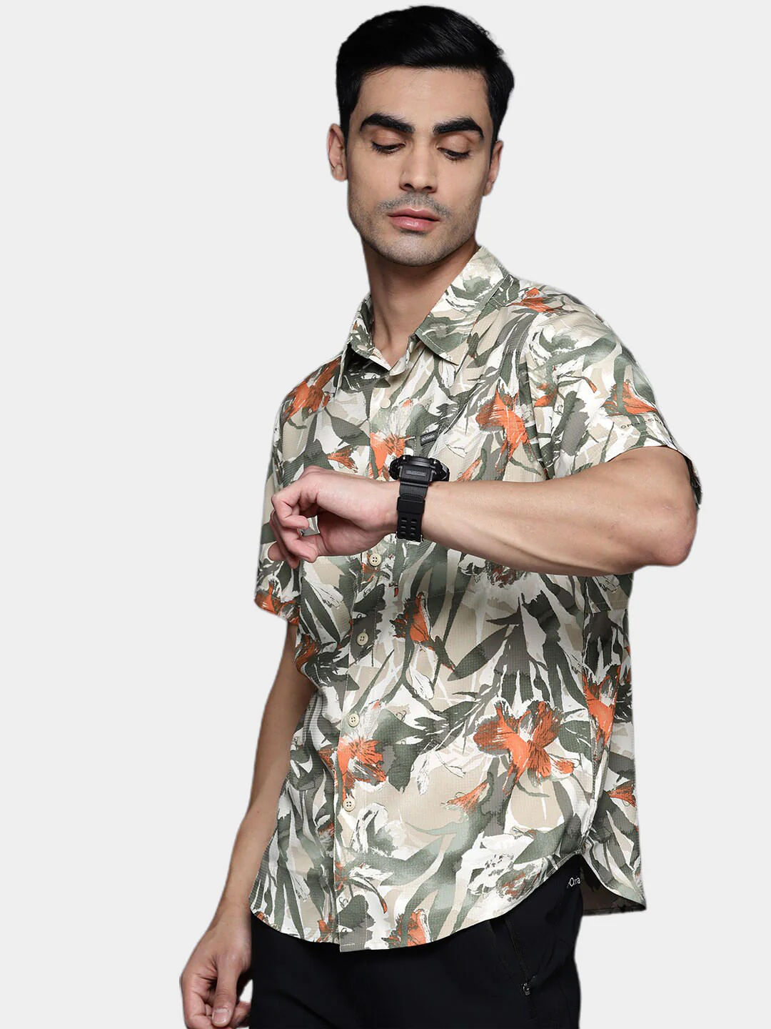 Columbia Men Brown Silver Ridge Utility Lite Novelty SS (Sun Protection) - Image 7