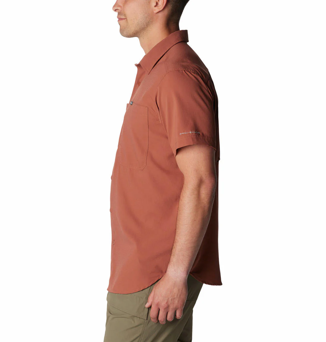 Columbia Men Brown Silver Ridge Utility Lite Short Sleeve (Sun Protection) - Image 4