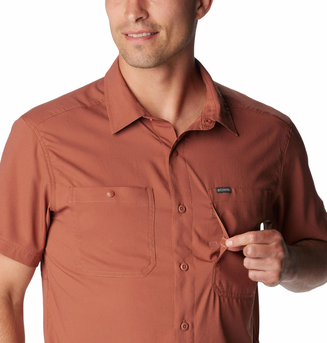 Columbia Men Brown Silver Ridge Utility Lite Short Sleeve (Sun Protection) - Image 7