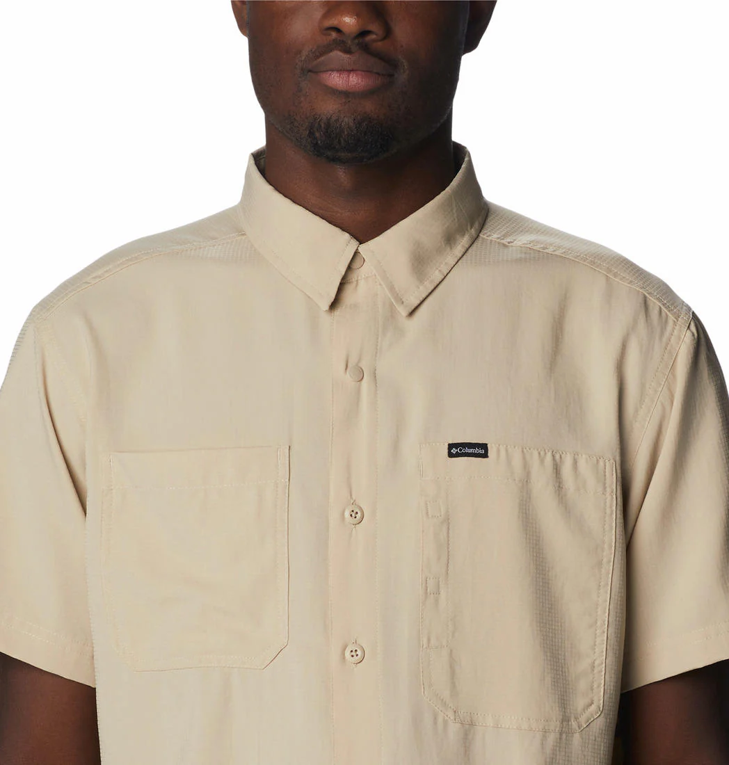 Columbia Men Brown Silver Ridge Utility Lite Short Sleeve (Sun Protection) - Image 2