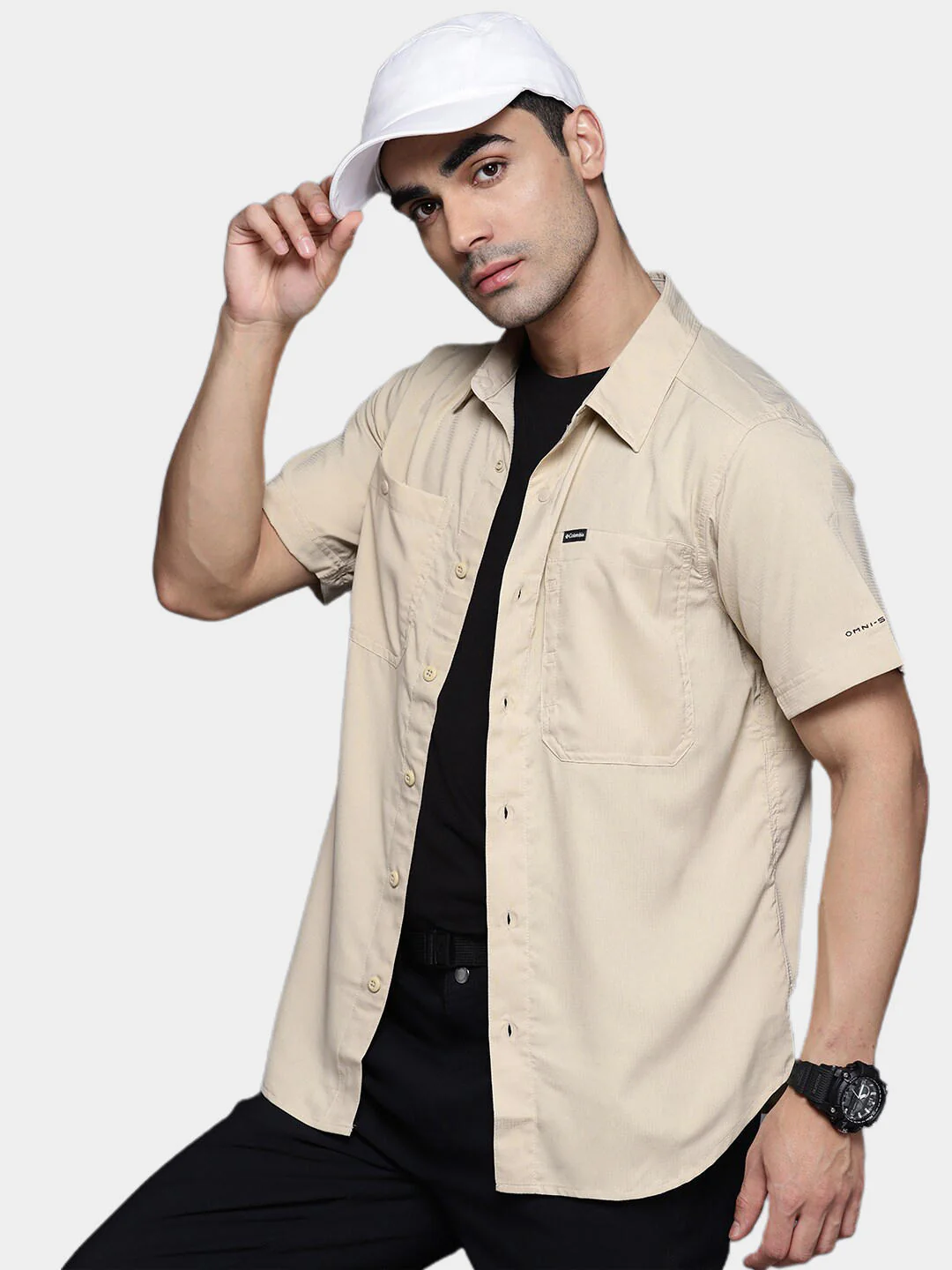 Columbia Men Brown Silver Ridge Utility Lite Short Sleeve (Sun Protection) - Image 6