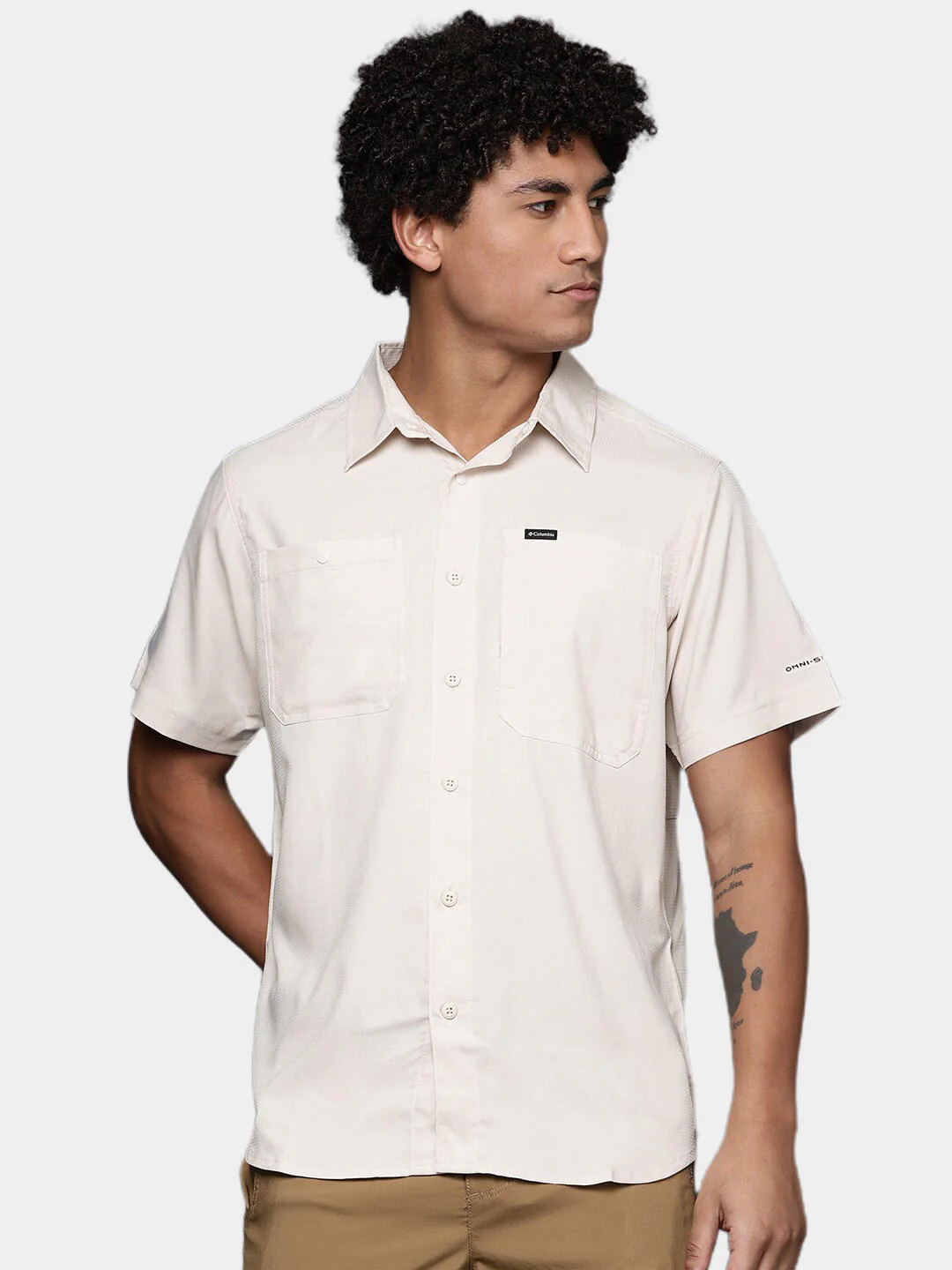Columbia Men Brown Silver Ridge Utility Lite Short Sleeve (Sun Protection) - Image 6