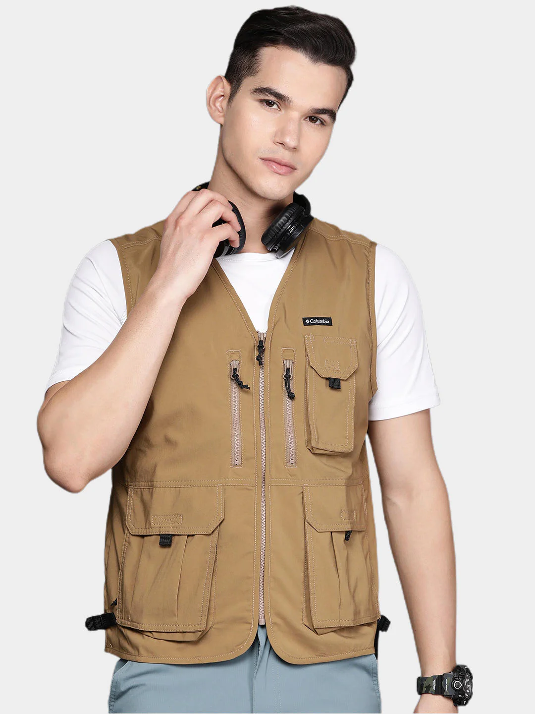 Columbia Men Brown Silver Ridge Utility Vest (Sun Protection) - Image 10