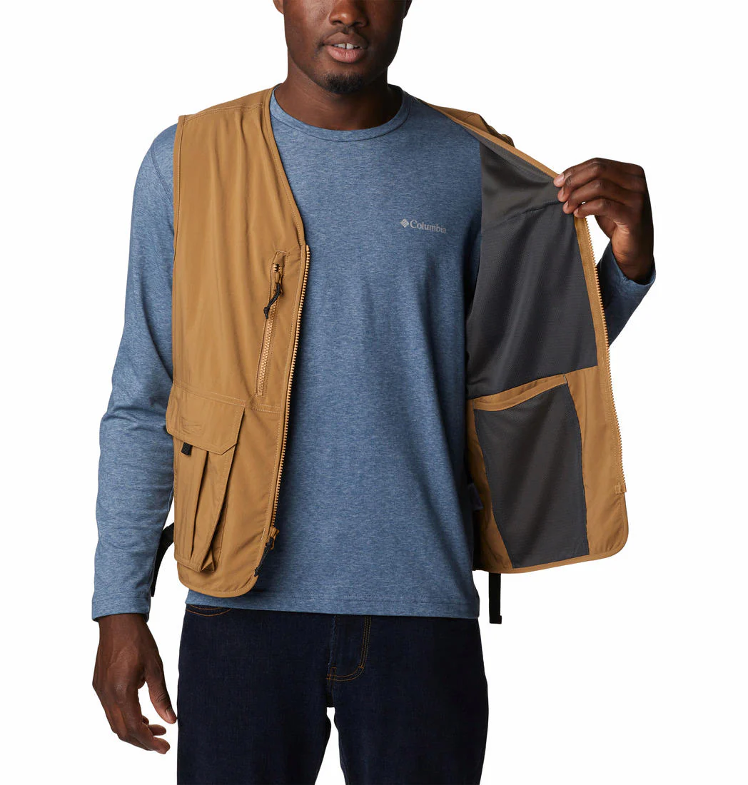 Columbia Men Brown Silver Ridge Utility Vest (Sun Protection) - Image 4