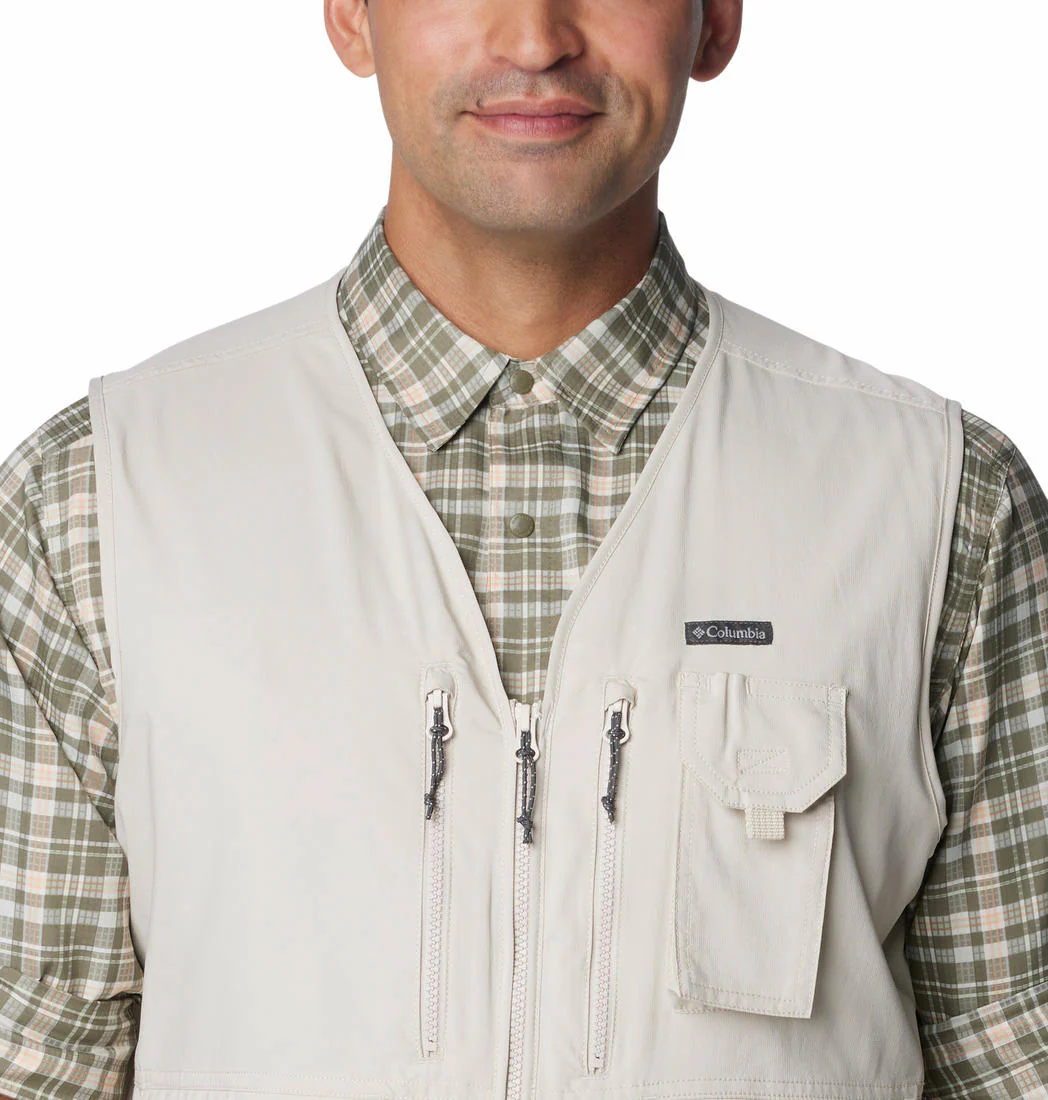 Columbia Men Brown Silver Ridge Utility Vest (Sun Protection) - Image 6