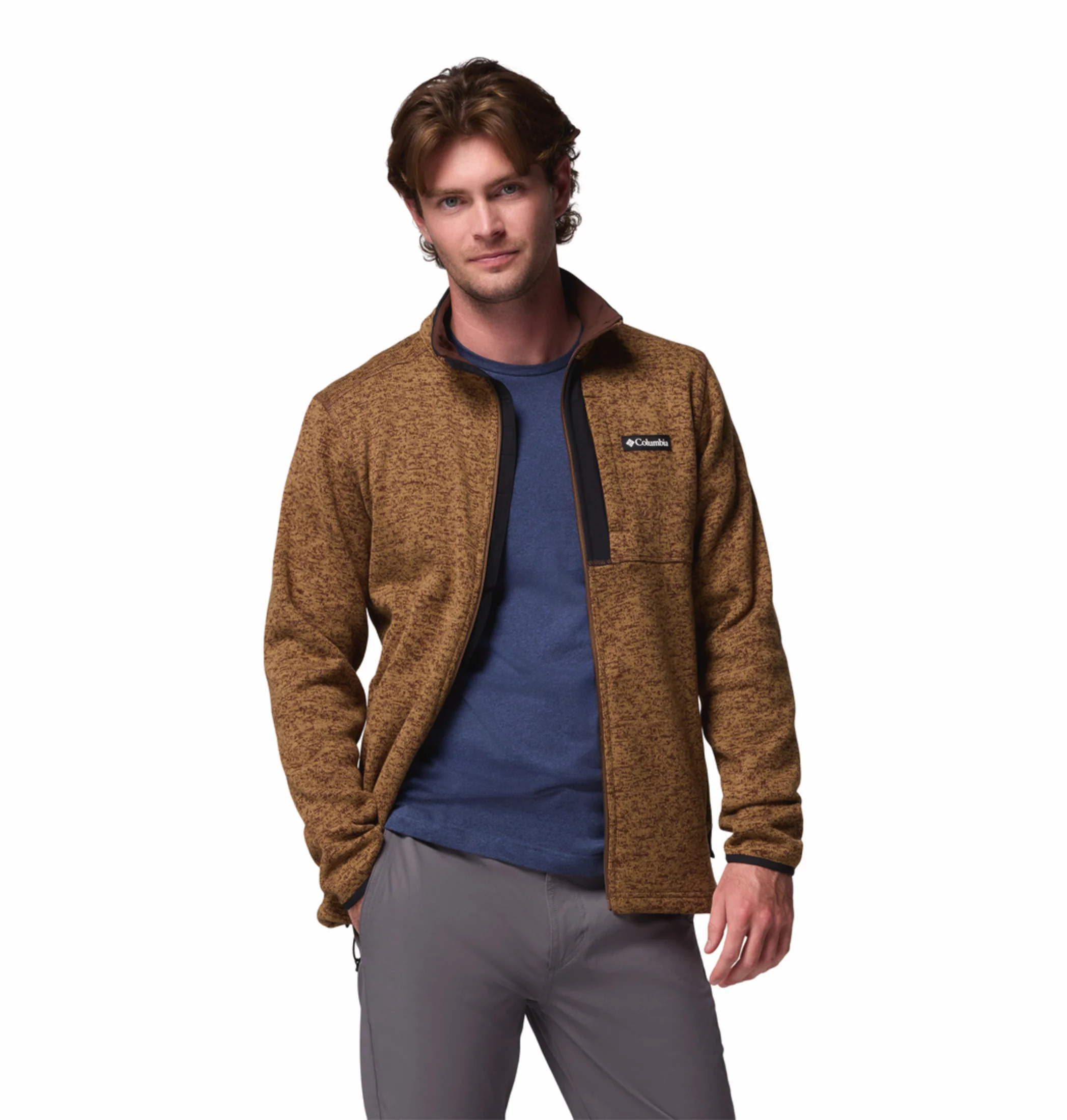 Columbia Men Brown Sweater Weather Jacket - Image 7