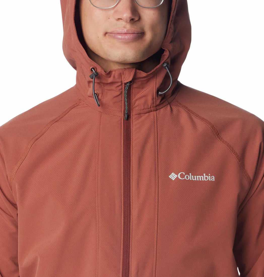 Columbia Men Brown Tall Heights Hooded Softshell - Image 5