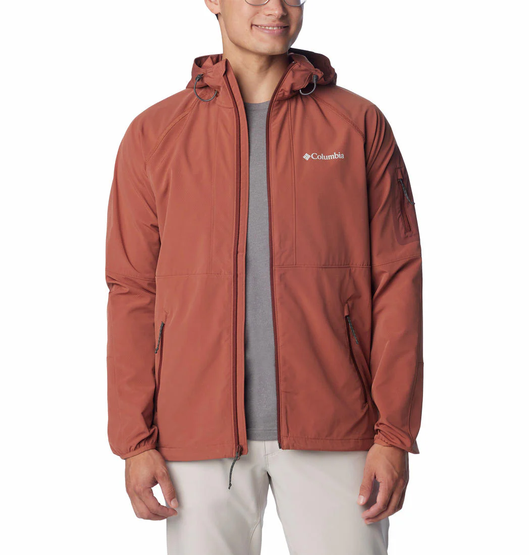 Columbia Men Brown Tall Heights Hooded Softshell - Image 8