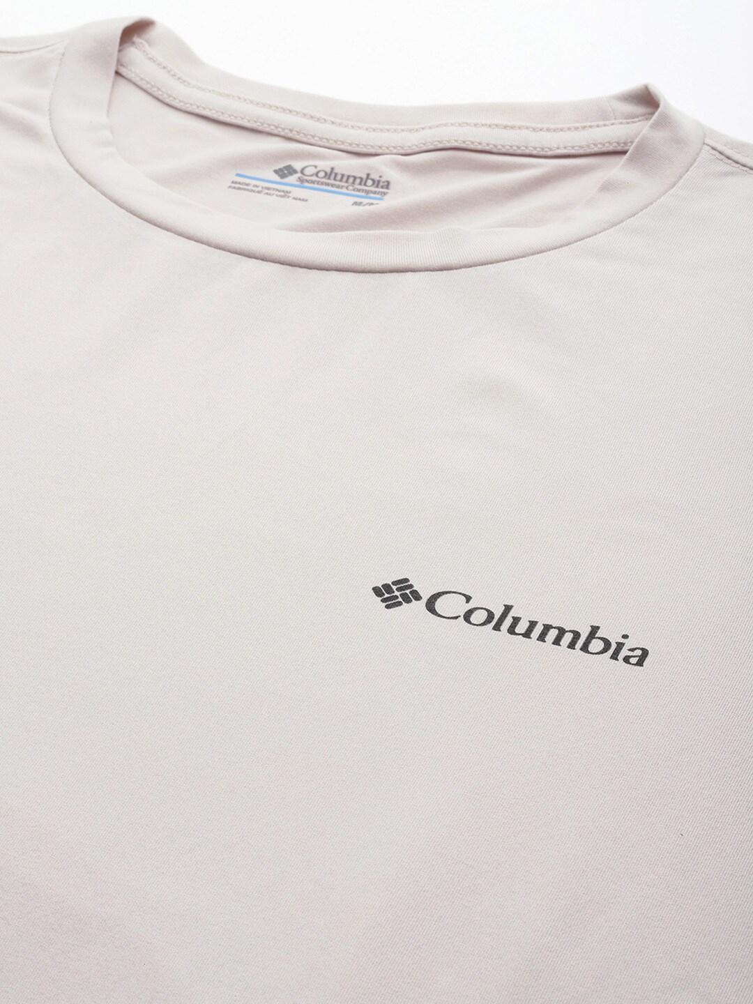 Columbia Men Brown Tech Trail Graphic Tee (Sun Protection) - Image 4