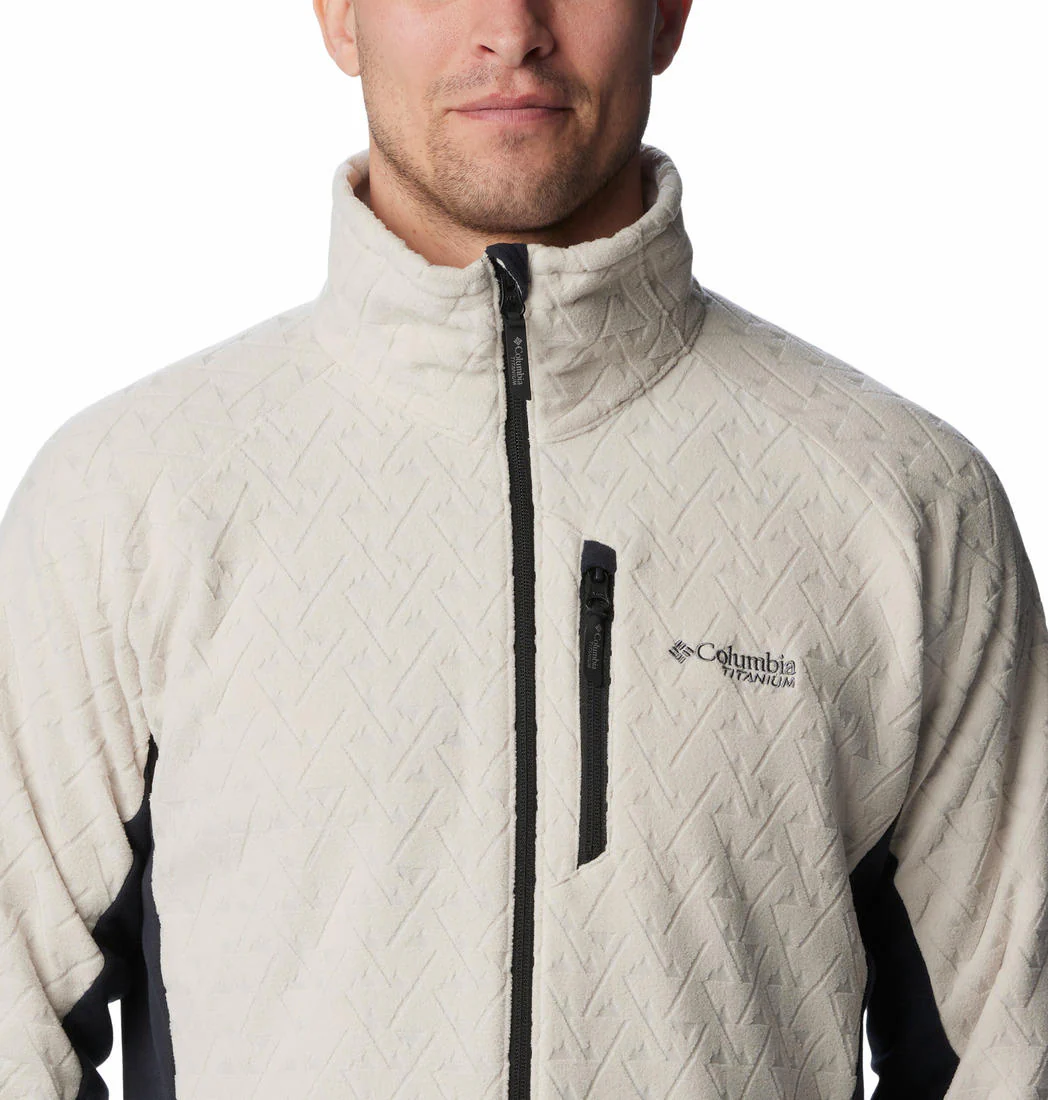 Columbia Men Brown Titan Pass 3.0 Full Zip Fleece - Image 2