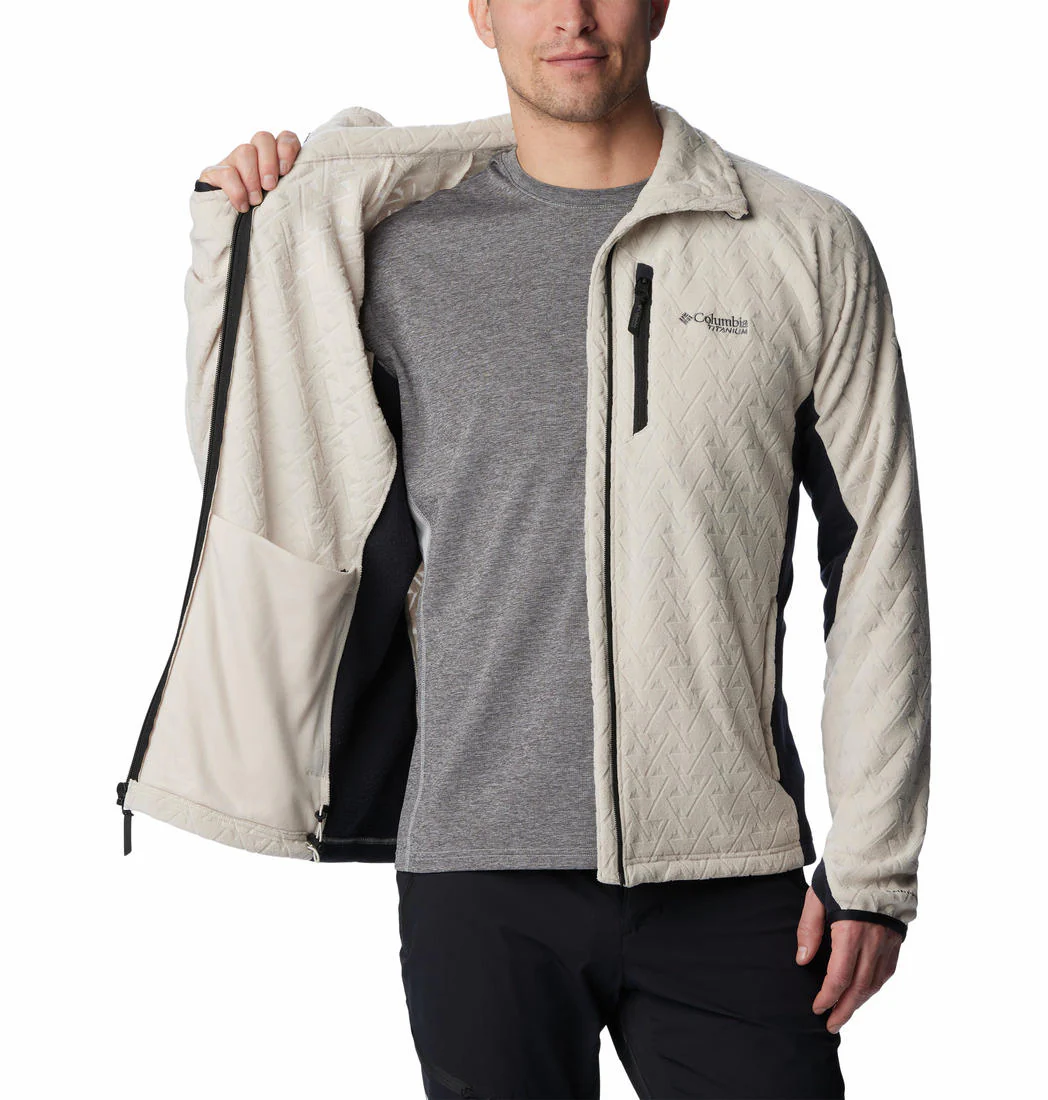 Columbia Men Brown Titan Pass 3.0 Full Zip Fleece - Image 3