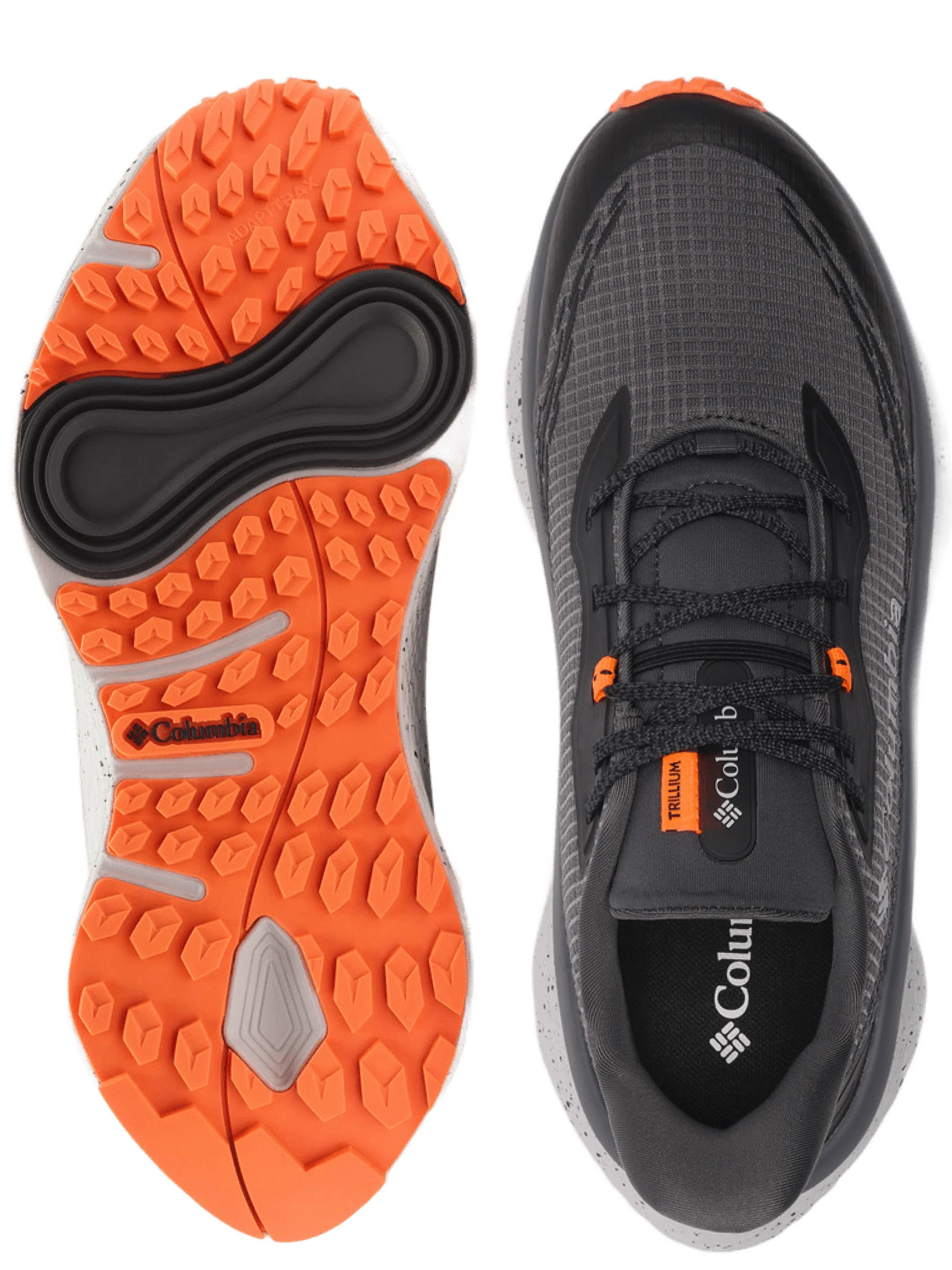 Columbia Men Dark Grey Omni-Max Konos Trillium ATR Trail Running Shoes - Image 5