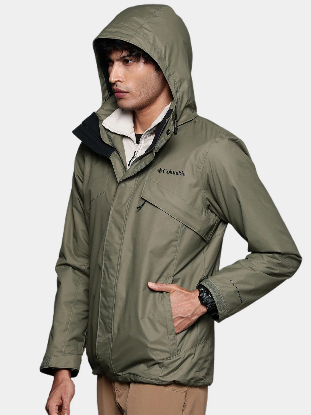 Columbia Men Green Bugaboo II Fleece Interchange Jacket - Image 10