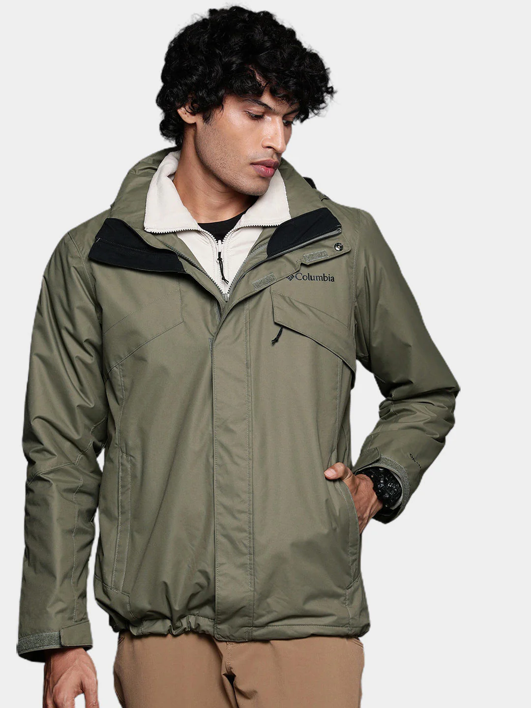 Columbia Men Green Bugaboo II Fleece Interchange Jacket - Image 8