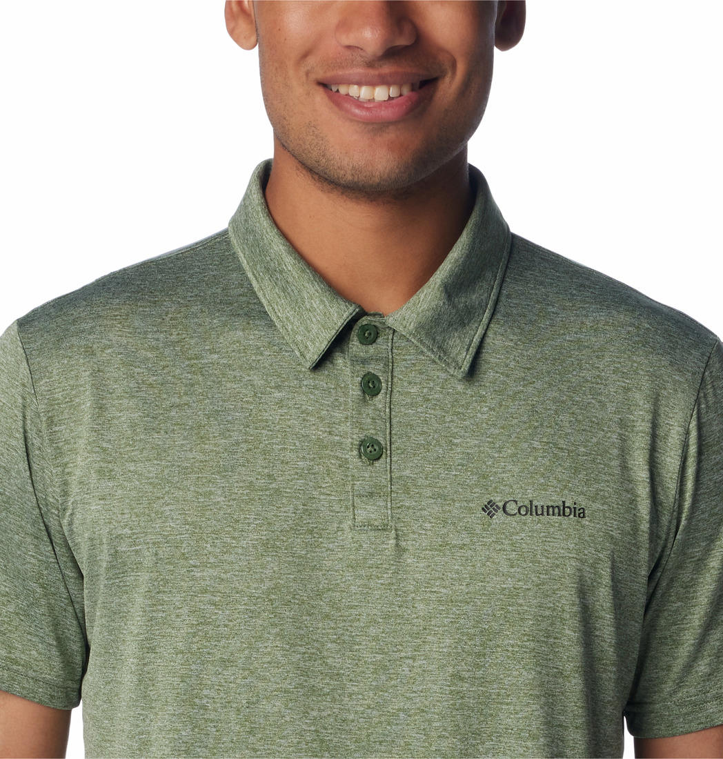 Columbia Men Green Columbia Hike Polo - Image 5