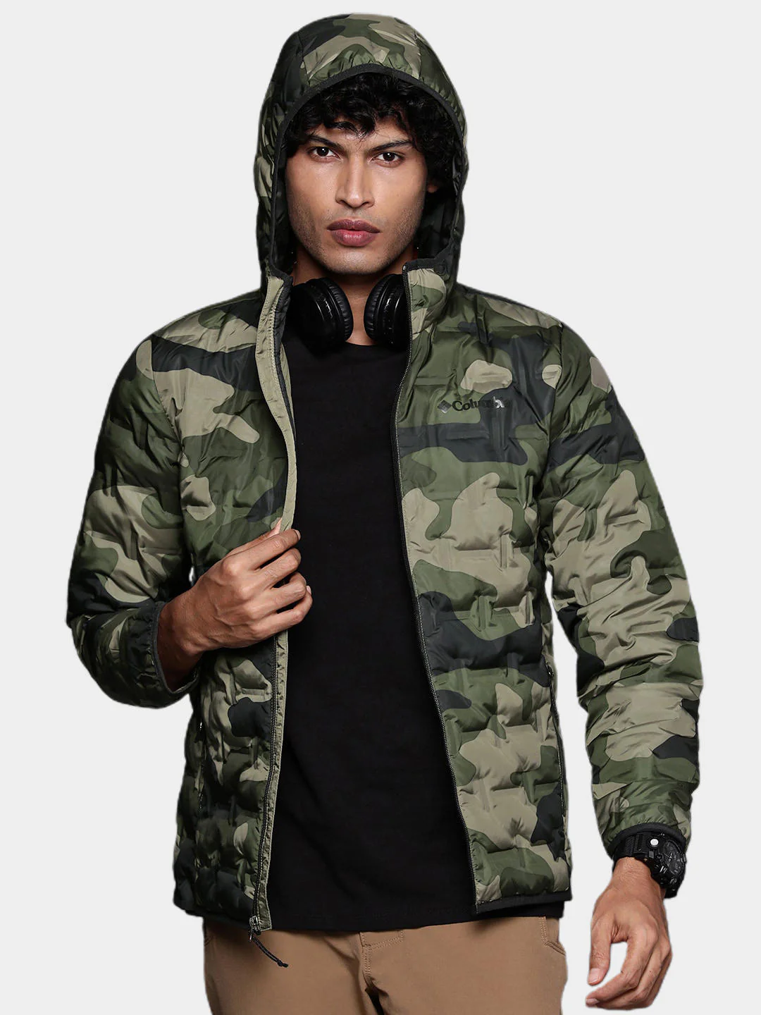 Columbia Men Green Delta Ridge Down Hooded Jacket - Image 10