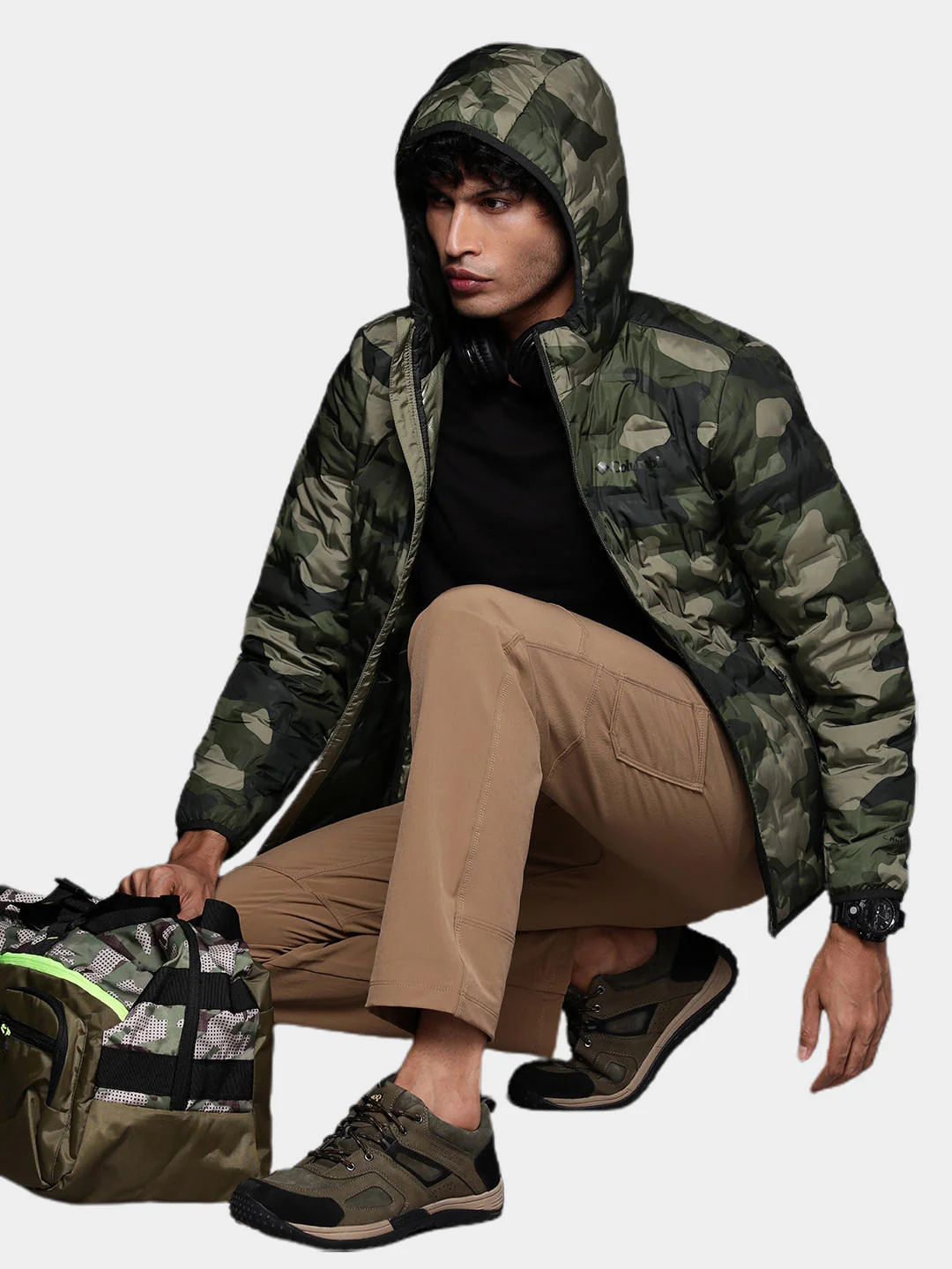 Columbia Men Green Delta Ridge Down Hooded Jacket - Image 12