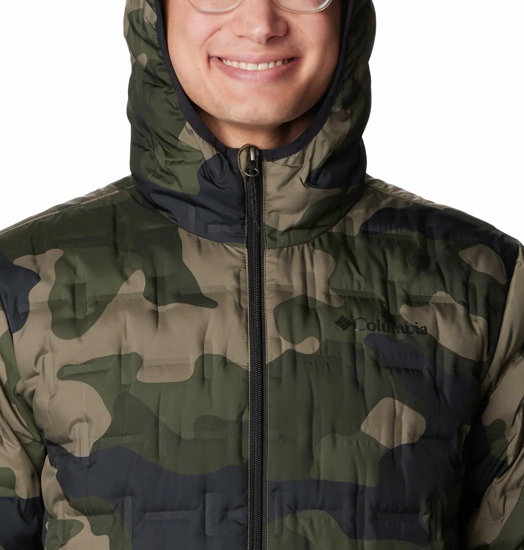 Columbia Men Green Delta Ridge Down Hooded Jacket - Image 3