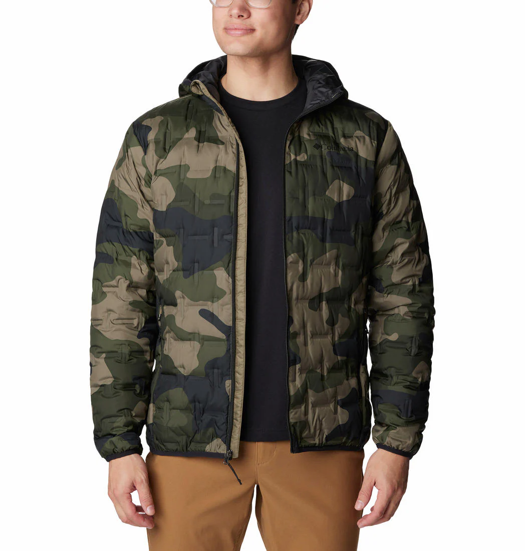 Columbia Men Green Delta Ridge Down Hooded Jacket - Image 5