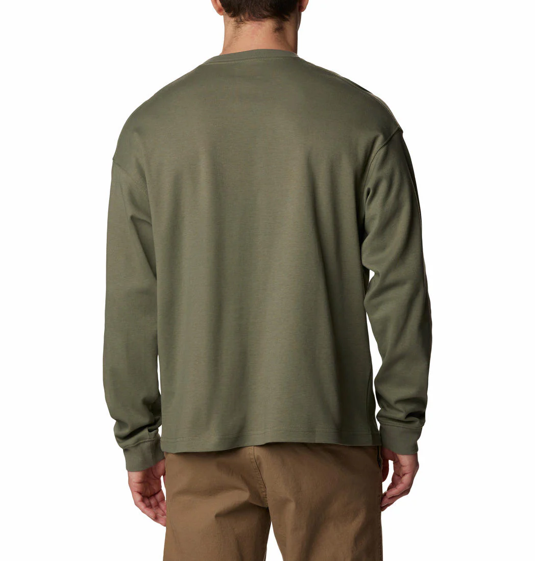 Columbia Men Green Duxbery Relaxed LS Tee (Sun Protection) - Image 5