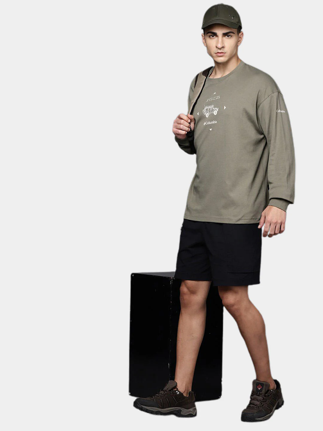 Columbia Men Green Duxbery Relaxed LS Tee (Sun Protection) - Image 8