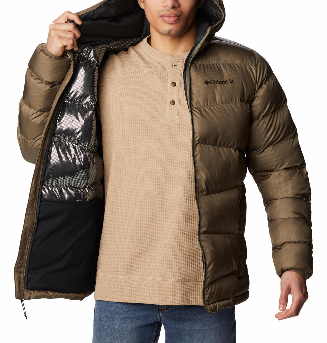 Columbia Men Green Fivemile Butte Hooded Jacket - Image 6