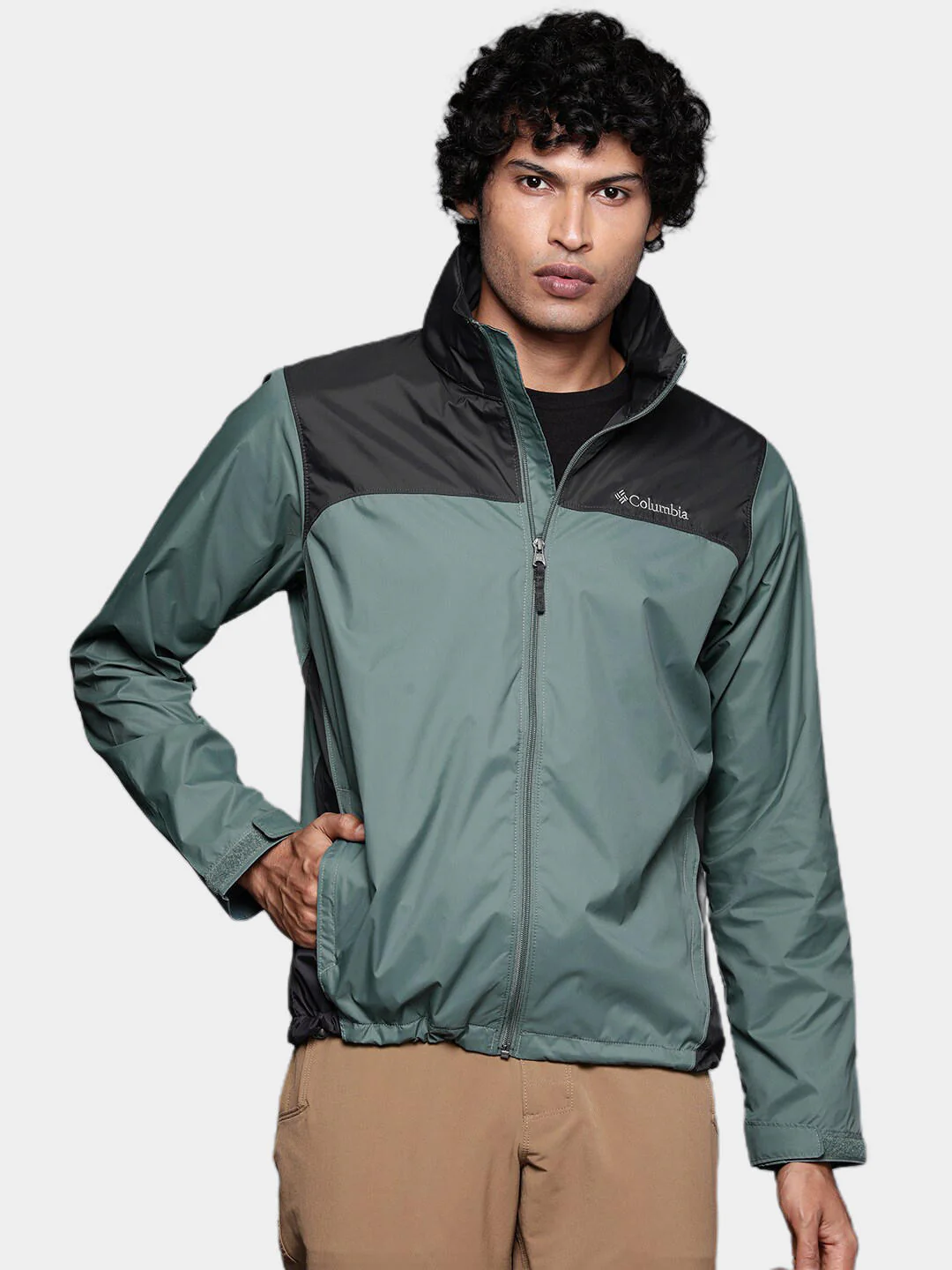 Columbia Men Green Glennaker Lake Rain Jacket - Image 11