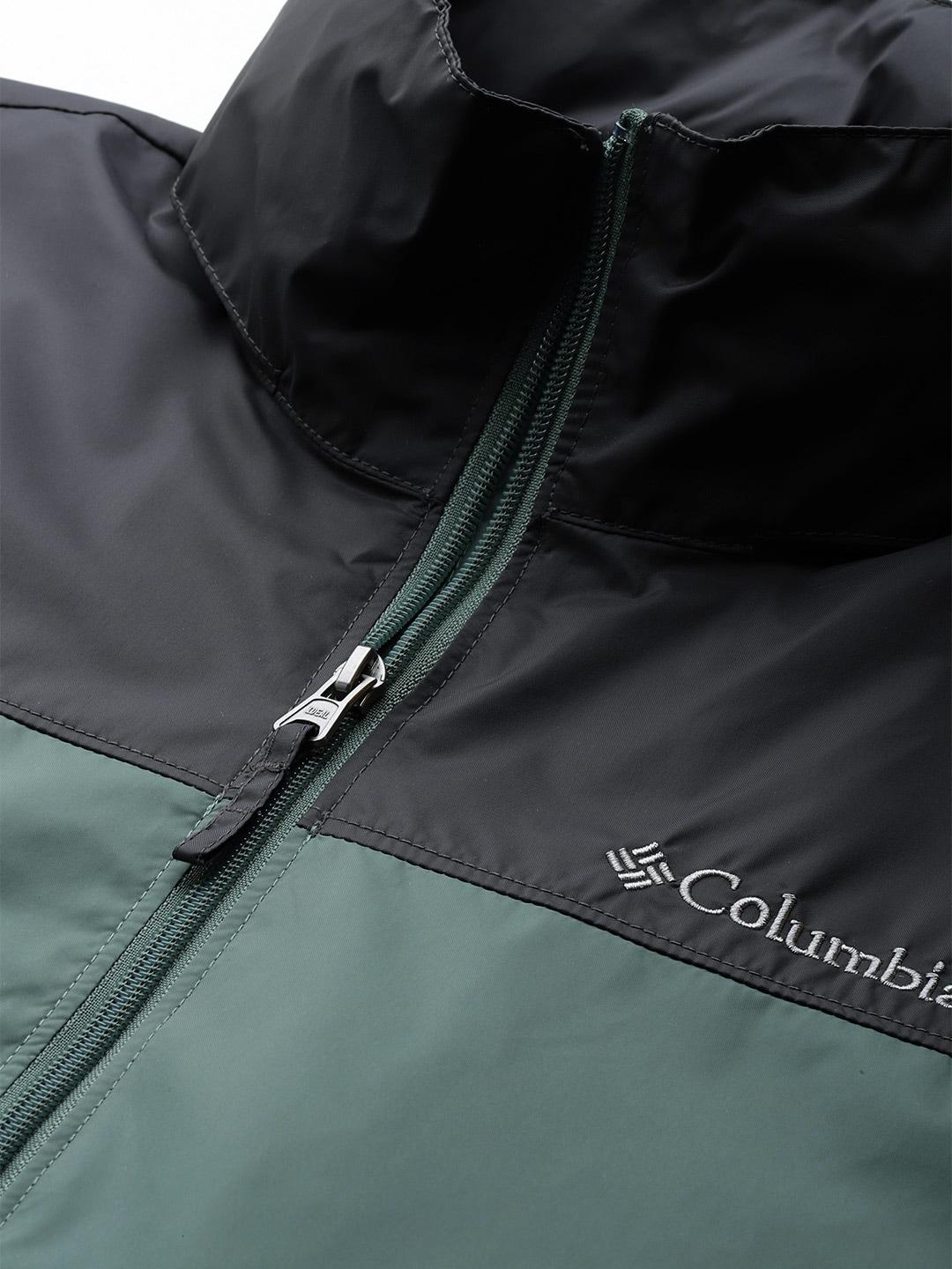 Columbia Men Green Glennaker Lake Rain Jacket - Image 7