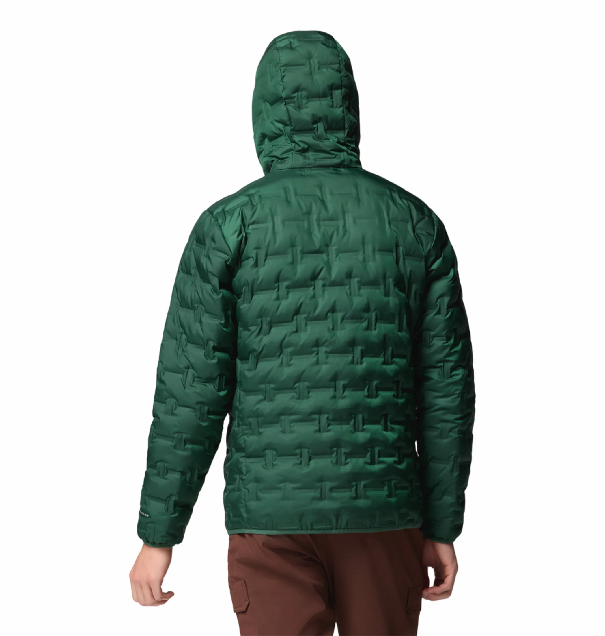 Columbia Men Green HEAT SEAL Delta Ridge II Down Jacket - Image 11