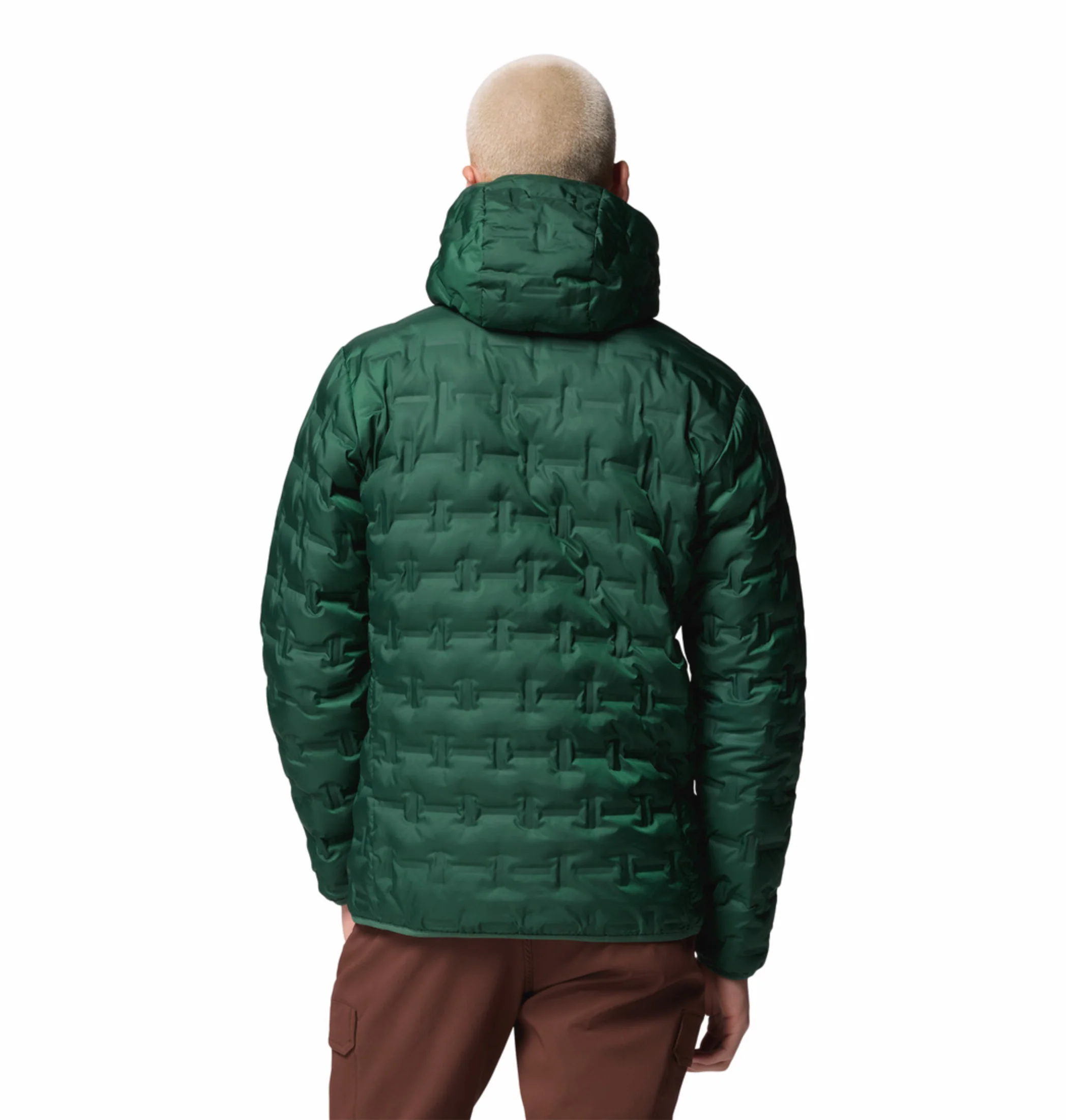 Columbia Men Green HEAT SEAL Delta Ridge II Down Jacket - Image 4