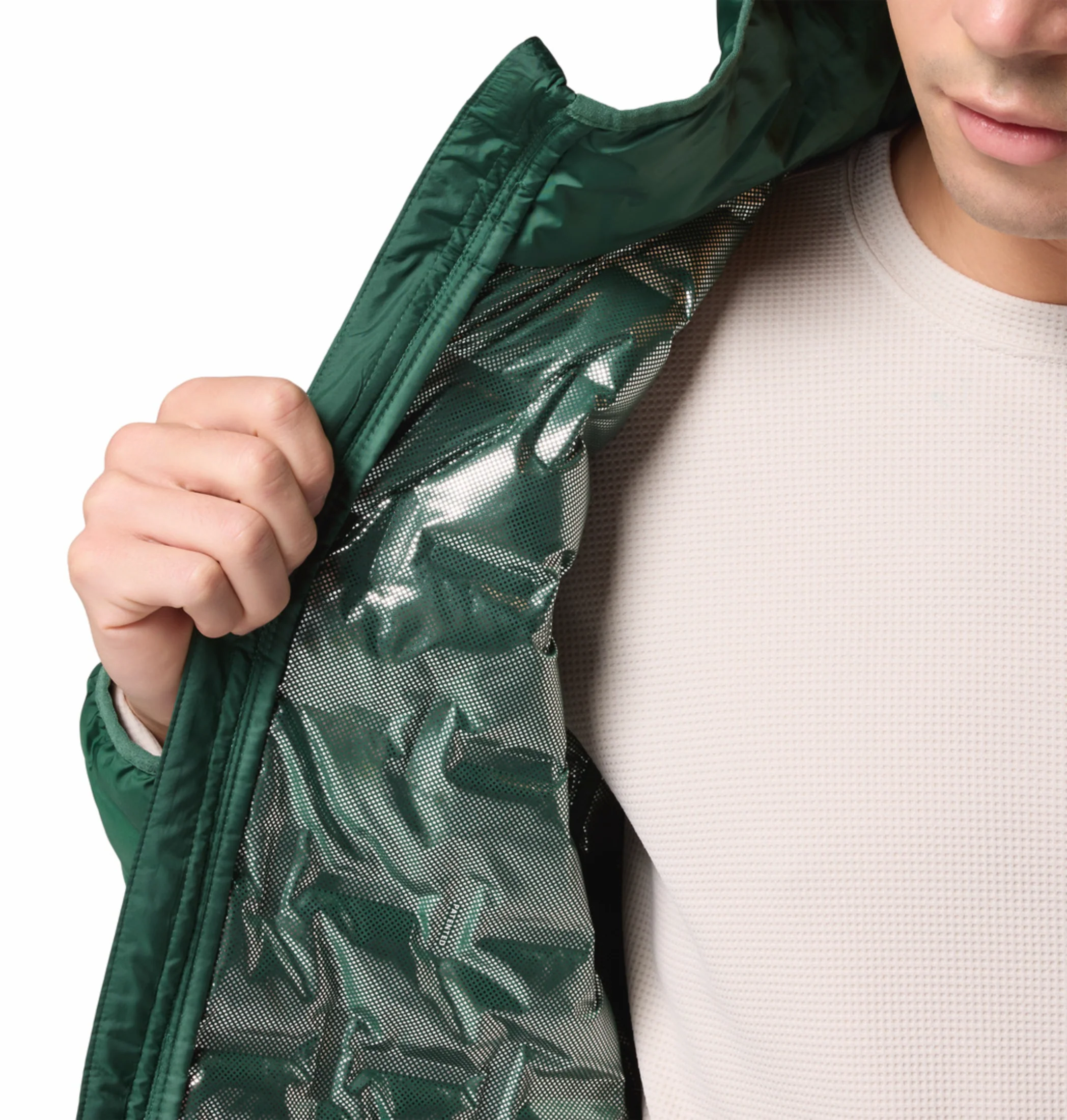 Columbia Men Green HEAT SEAL Delta Ridge II Down Jacket - Image 9