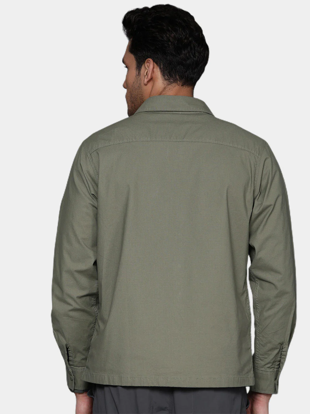Columbia Men Green Landroamer Lined Shirt - Image 11