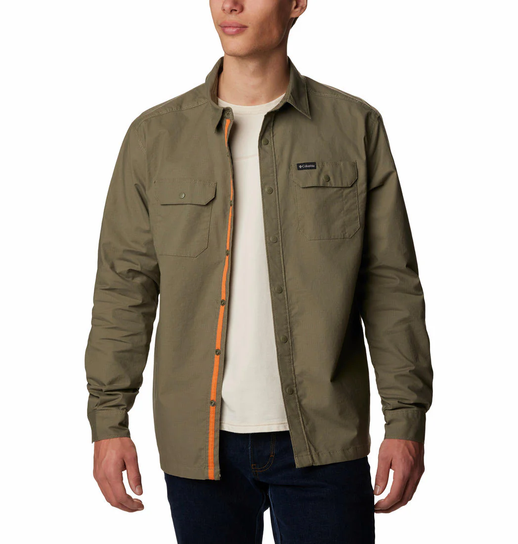 Columbia Men Green Landroamer Lined Shirt - Image 3