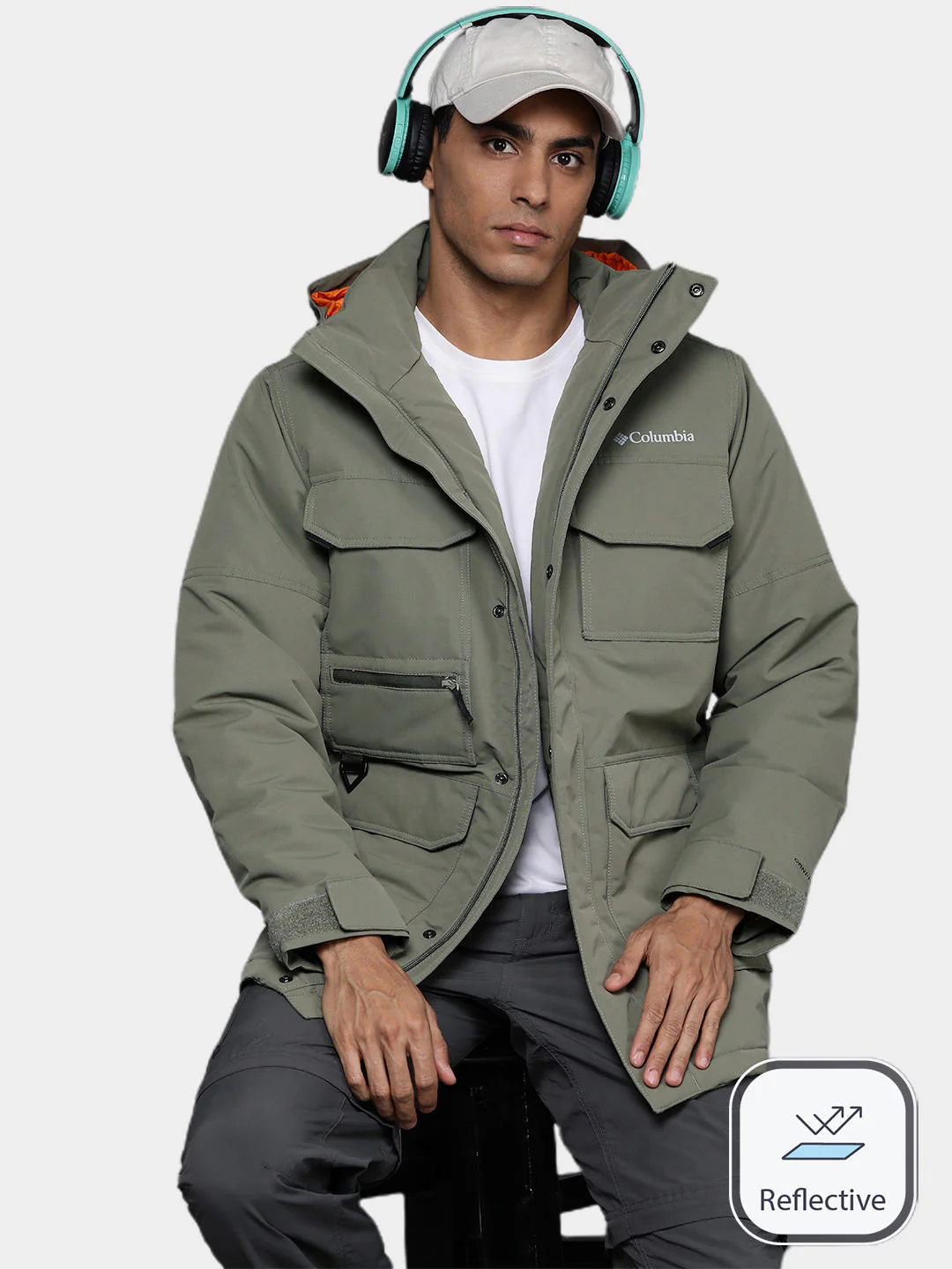 Columbia Men Green LANDROAMER Parka - Image 10