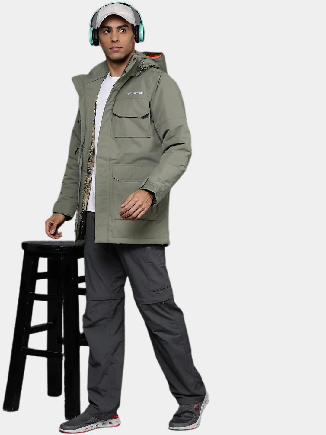 Columbia Men Green LANDROAMER Parka - Image 12