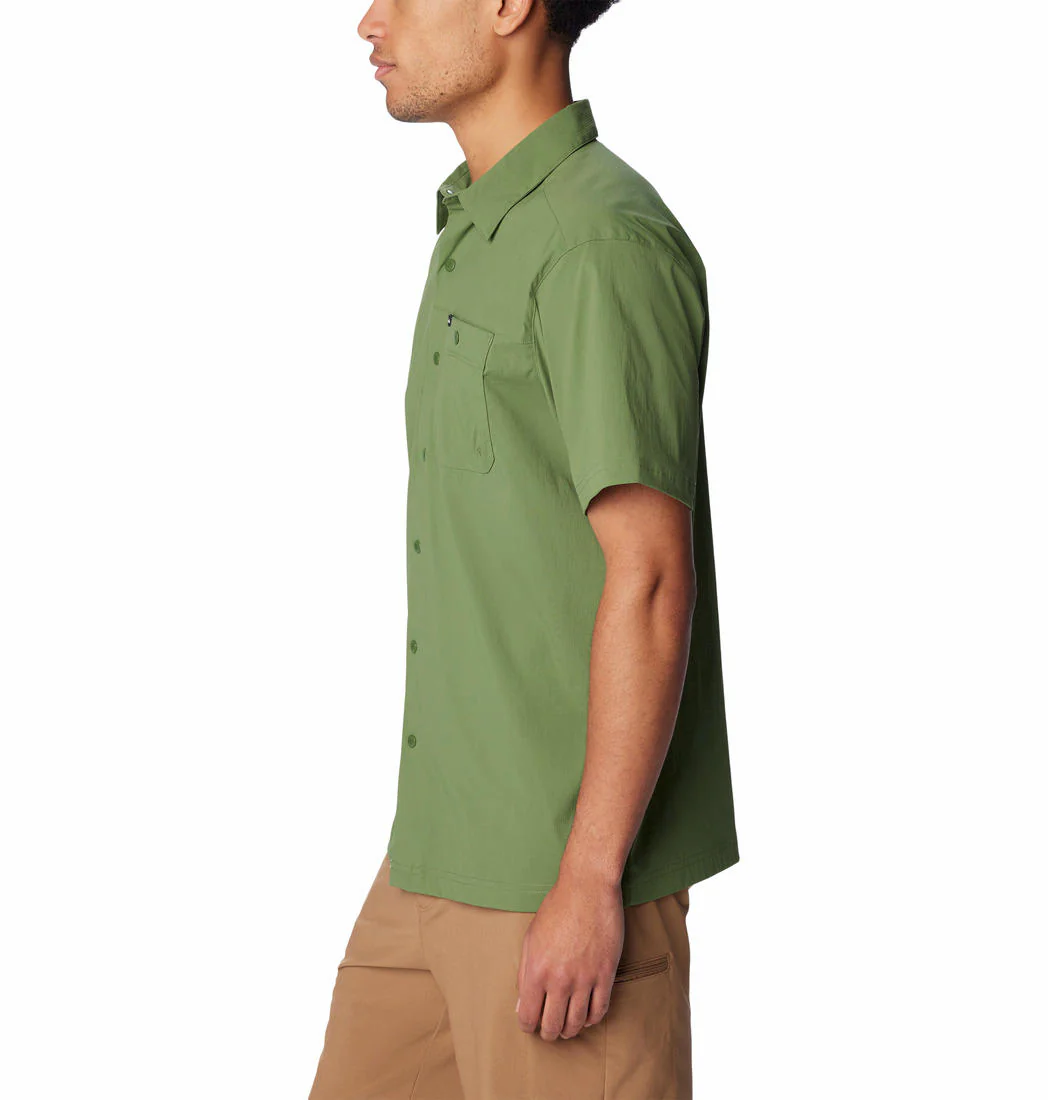 Columbia Men Green Landroamer Ripstop SS Shirt (Sun Protection) - Image 4