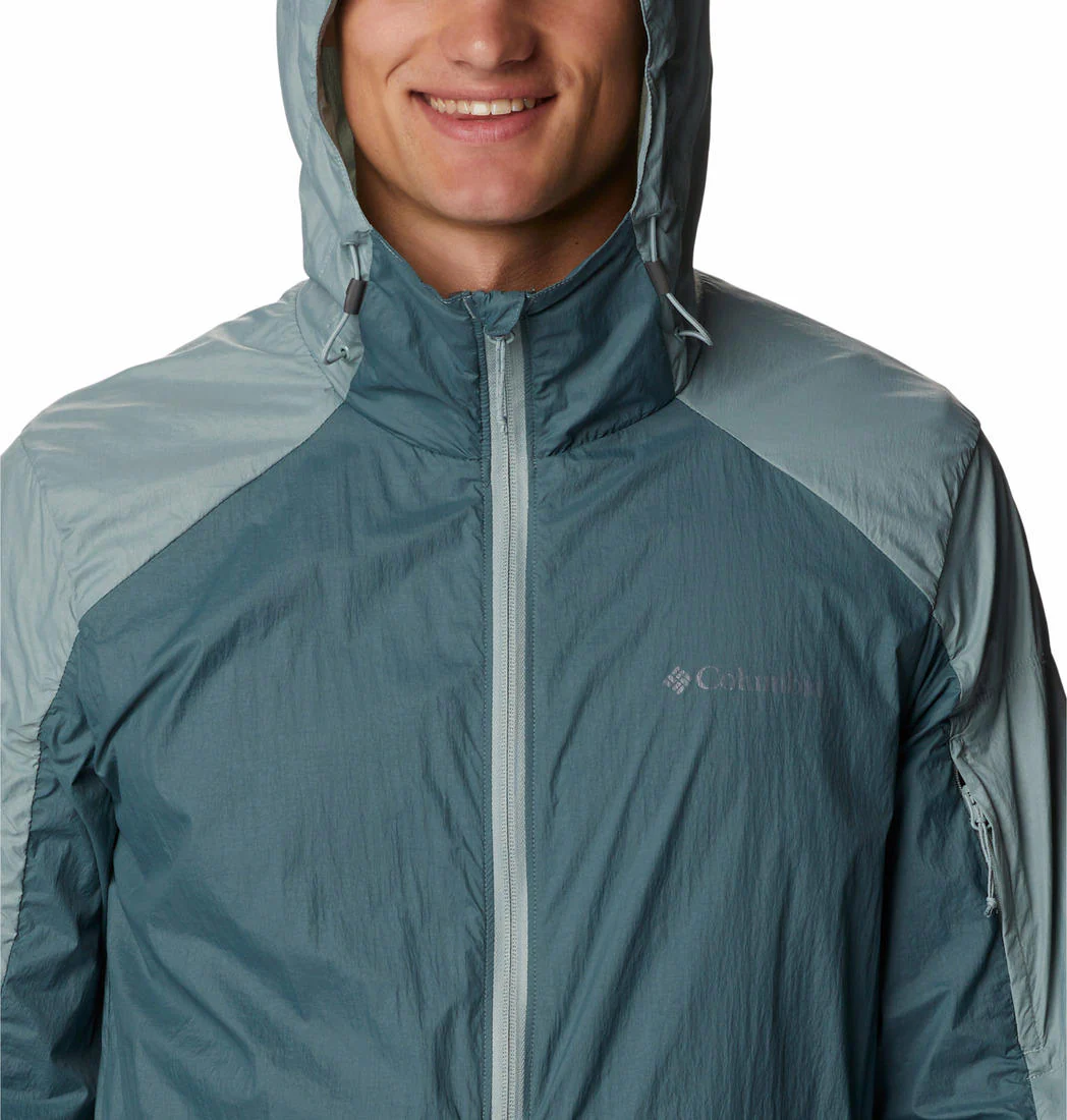 Columbia Men Green Loop Trail Windbreaker (Sun Protection) - Image 2
