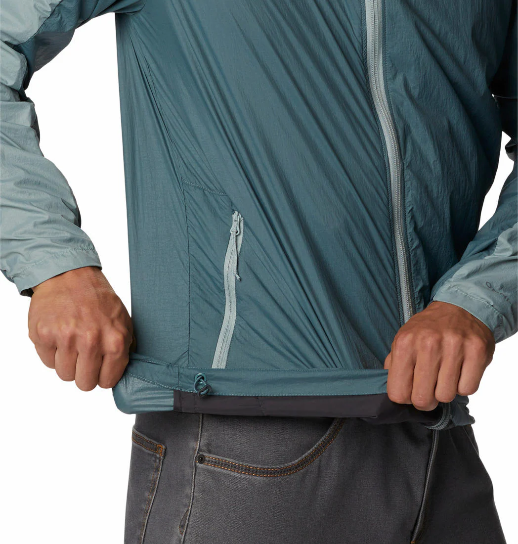 Columbia Men Green Loop Trail Windbreaker (Sun Protection) - Image 4