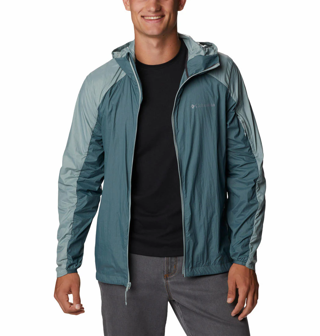 Columbia Men Green Loop Trail Windbreaker (Sun Protection) - Image 6
