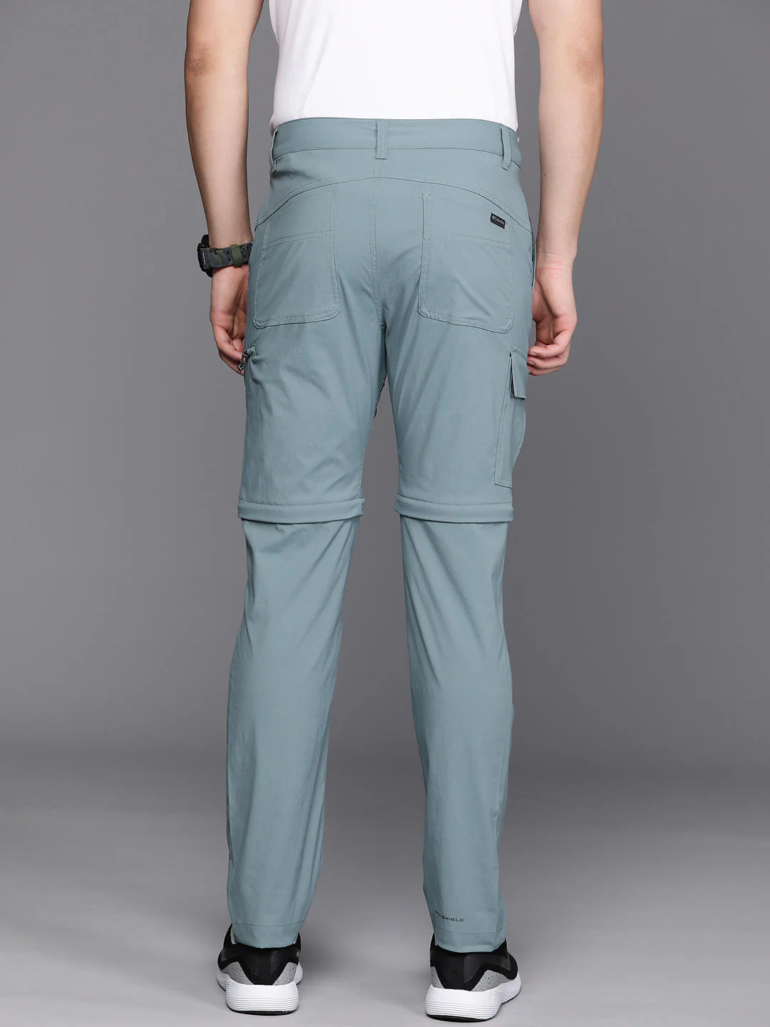 Columbia Men Green Newton Ridge II Convertible Pant (Sun Protection) - Image 2