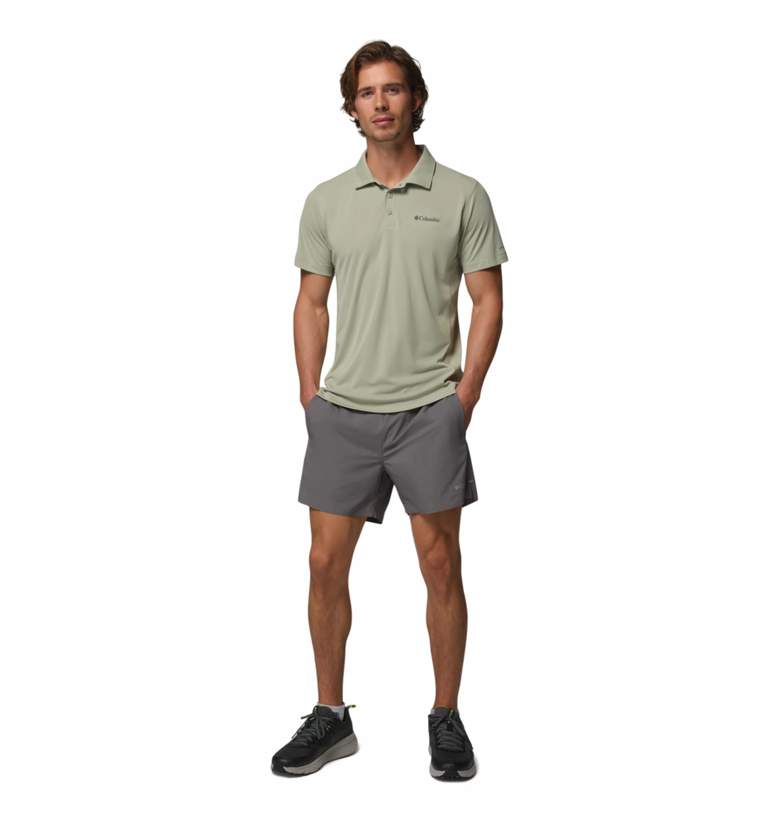 Columbia Men Green Omni-Freeze Zero Rules Polo Tshirt - Image 6