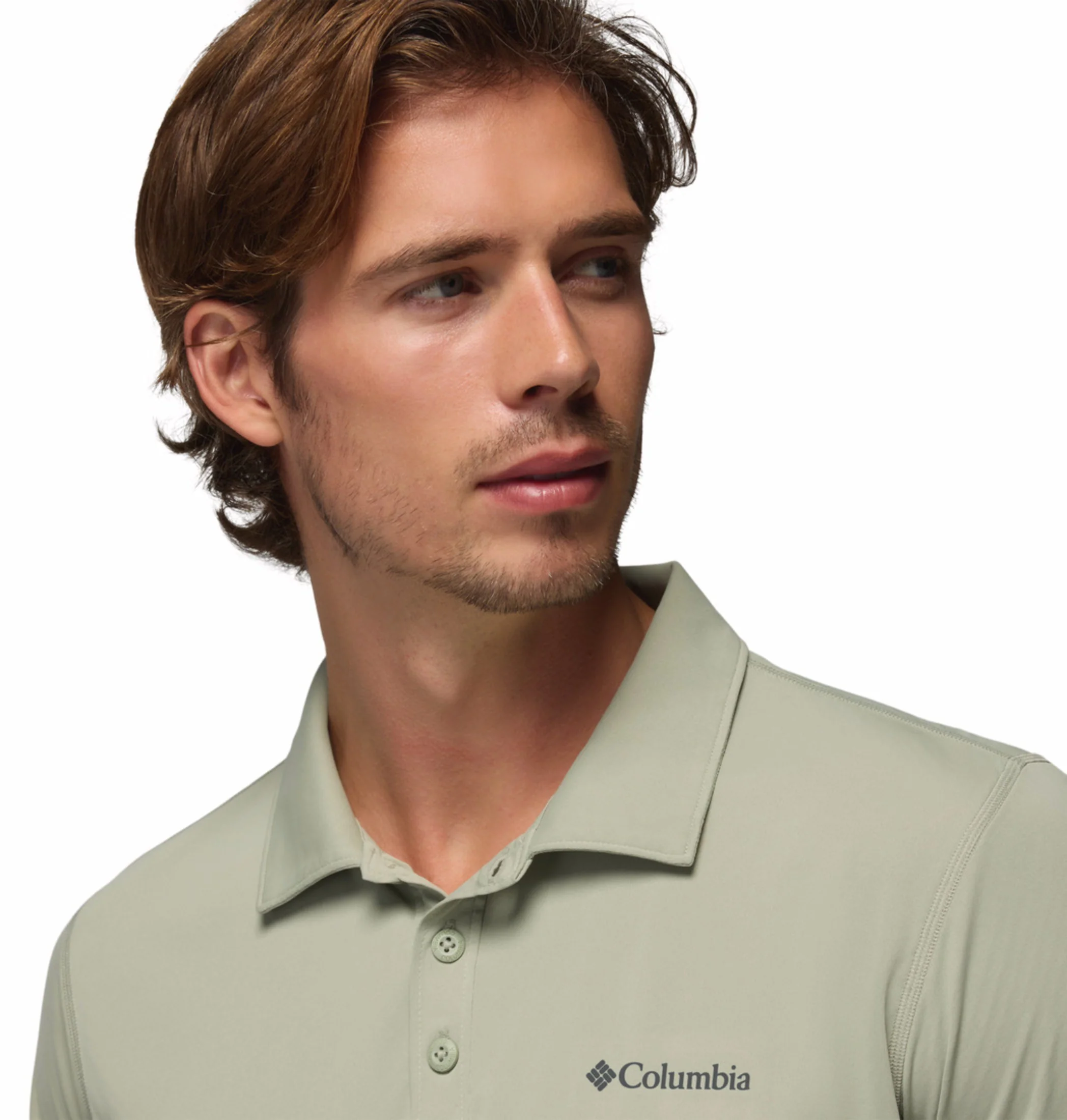 Columbia Men Green Omni-Freeze Zero Rules Polo Tshirt - Image 7
