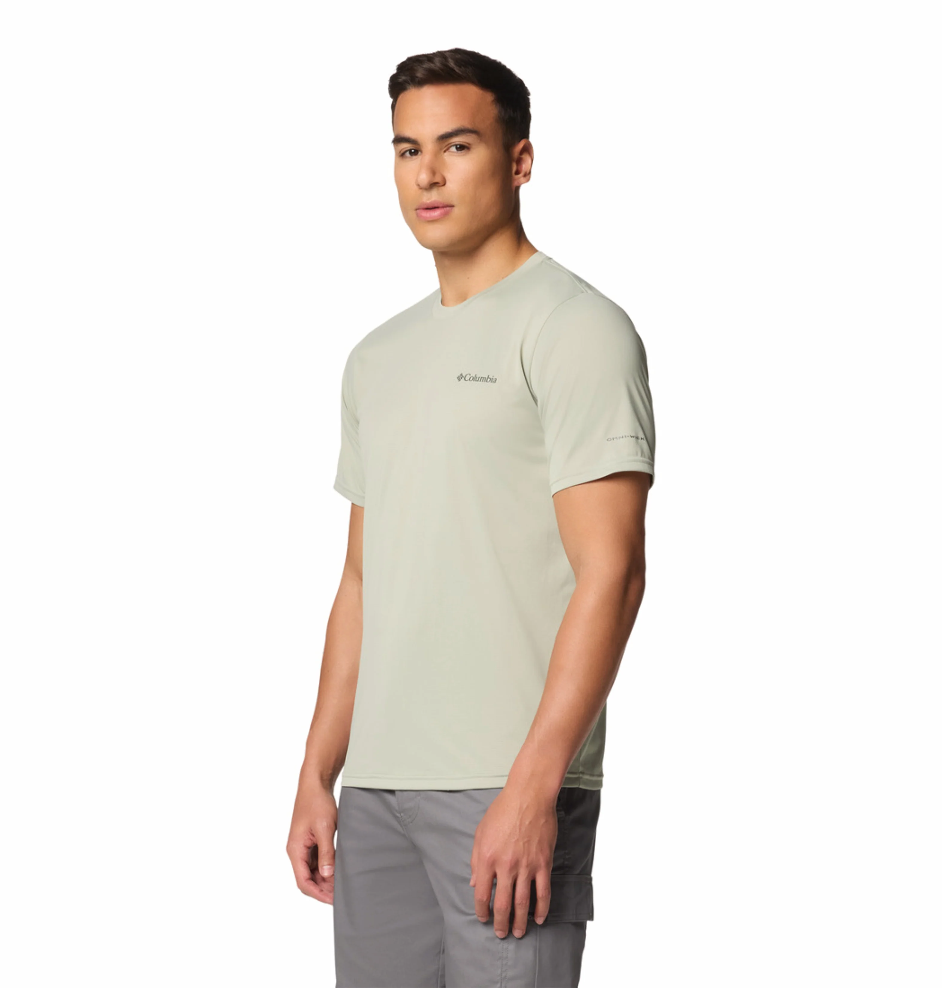 Columbia Men Green Omni-Wick Hike Tshirt - Image 5