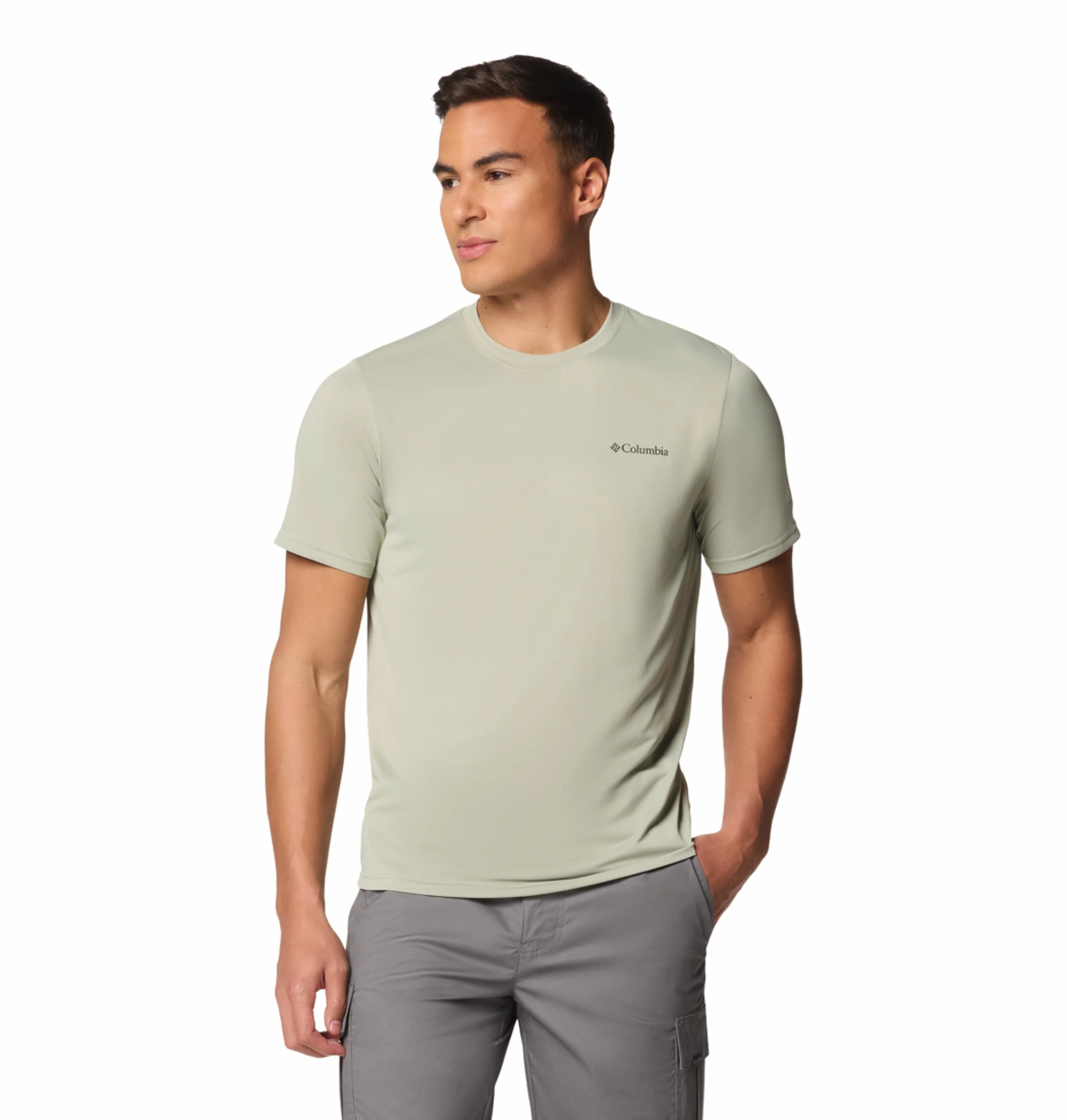 Columbia Men Green Omni-Wick Hike Tshirt - Image 6