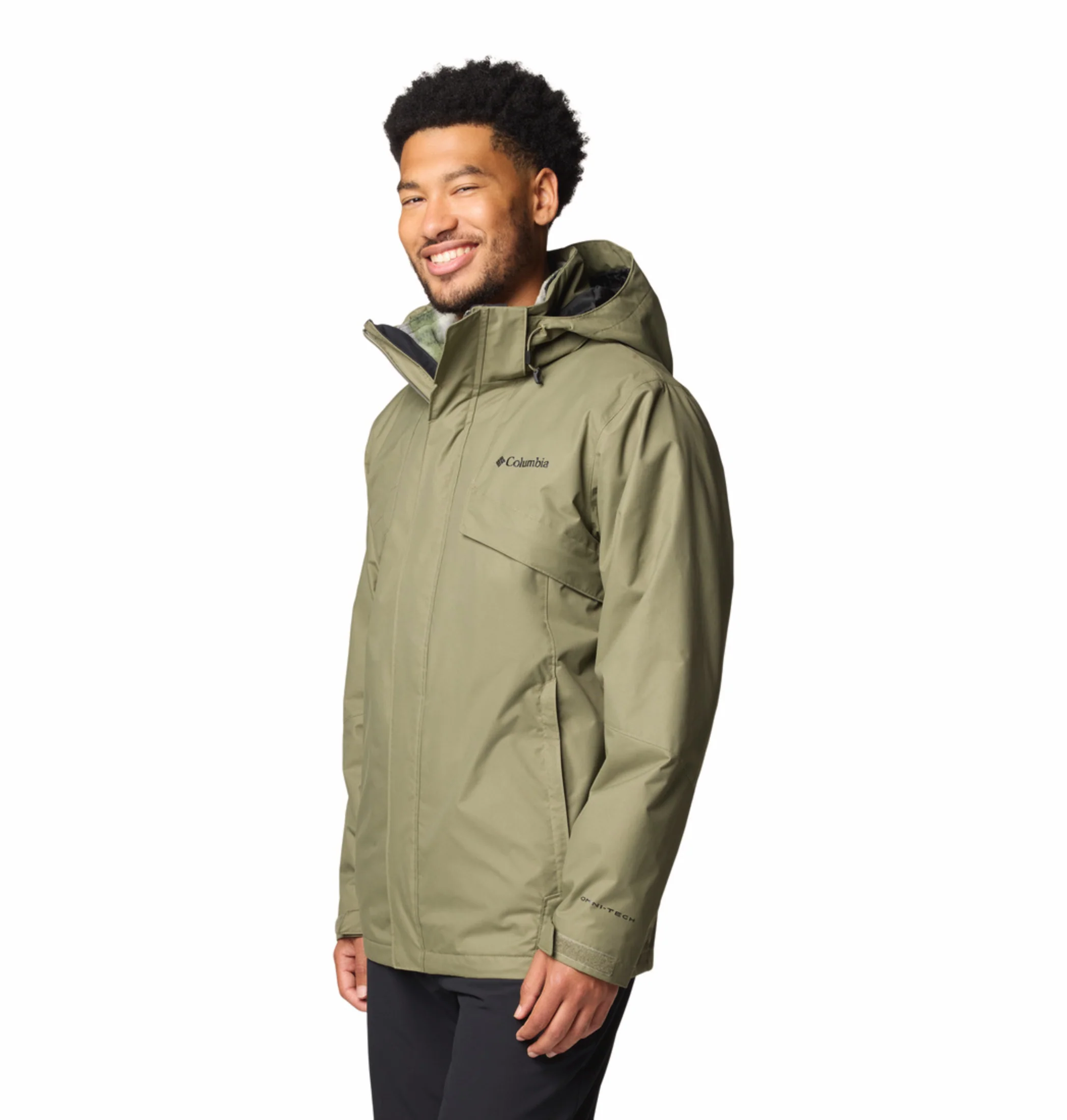 Columbia Men Green OmniHeat Reflective Bugaboo III Fleece Interchangeable Jacket - Image 5