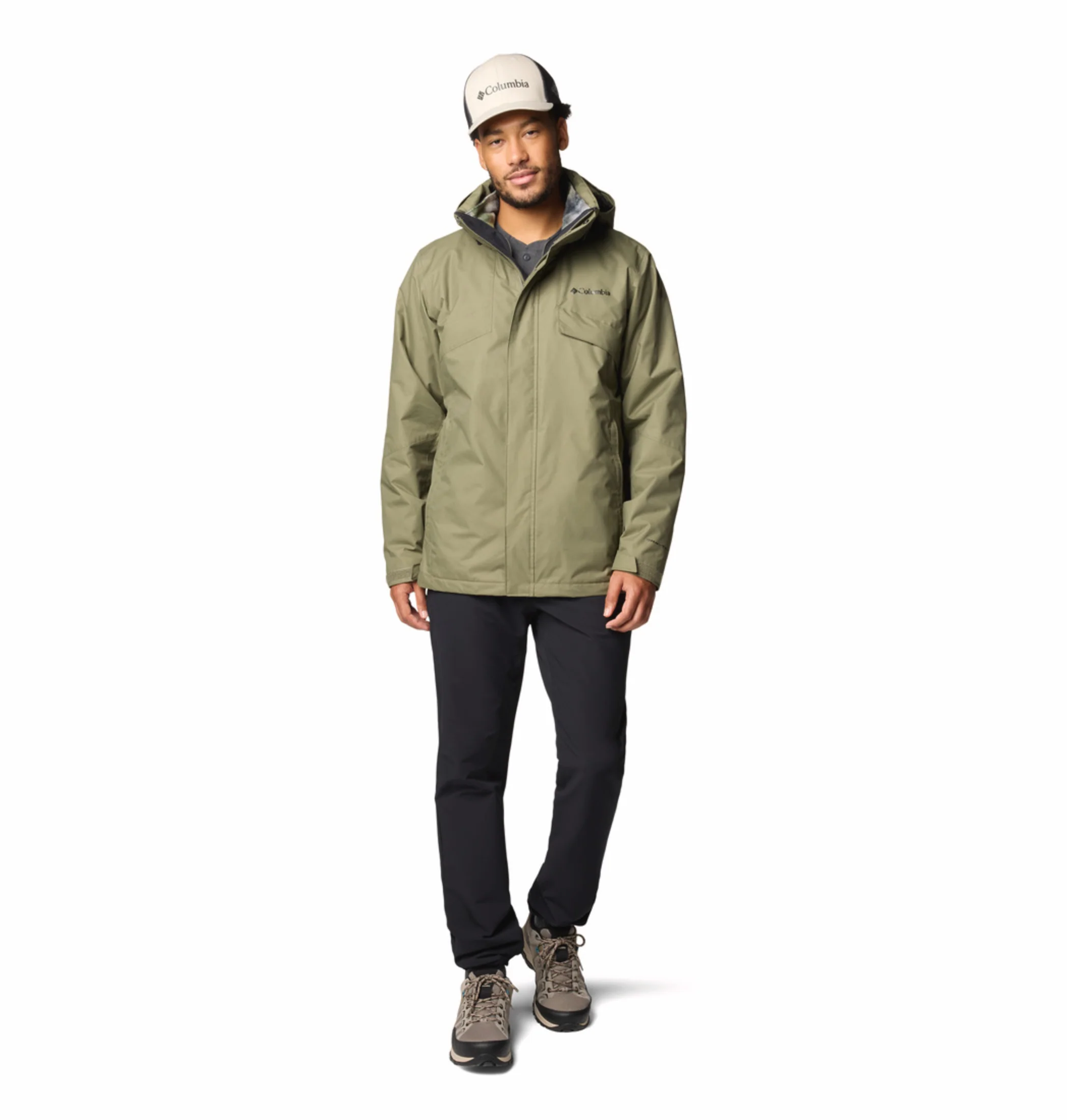 Columbia Men Green OmniHeat Reflective Bugaboo III Fleece Interchangeable Jacket - Image 6