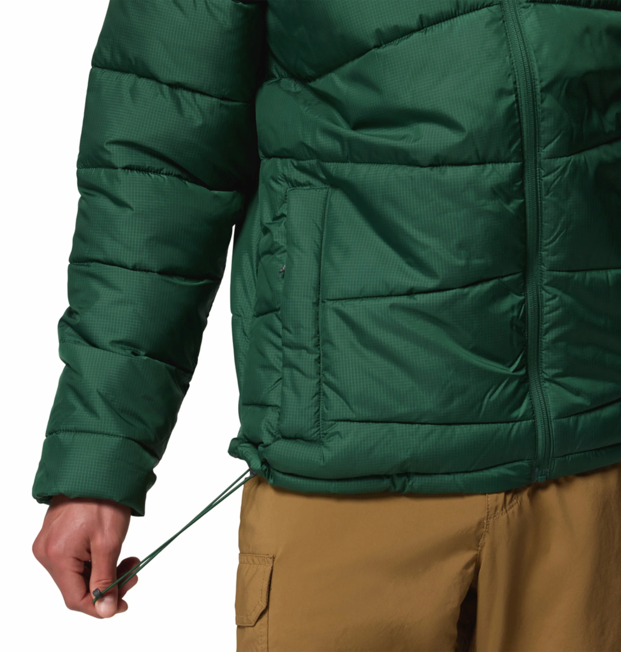 Columbia Men Green OmniHeat Reflective Fivemile Butte II Down Jacket - Image 10
