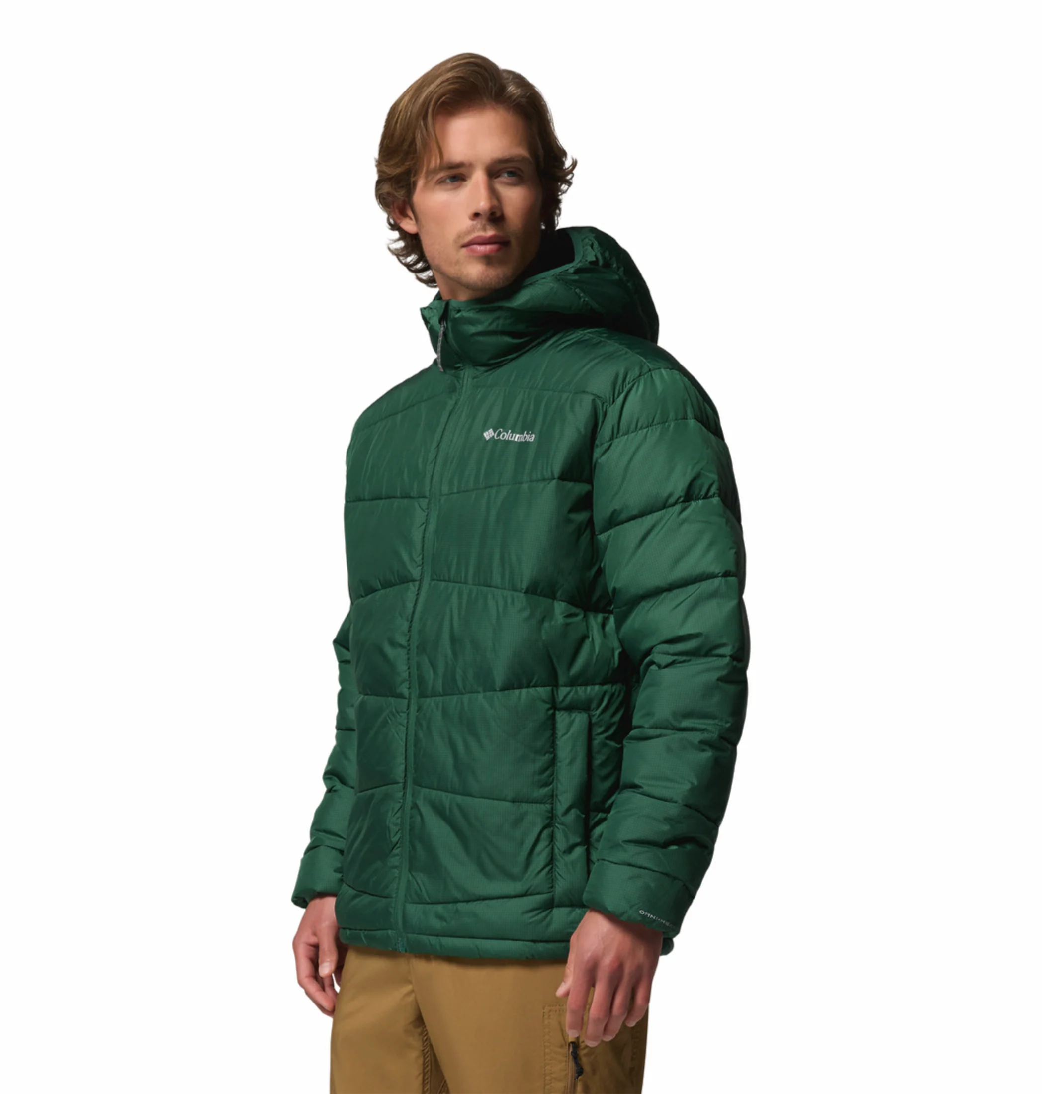 Columbia Men Green OmniHeat Reflective Fivemile Butte II Down Jacket - Image 5